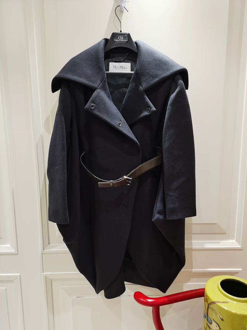 Max Mara Max Mara Wool Cashmere Cocoon Coat -dmc Size US M / EU 48-50 / 2 - 1 Thumbnail
