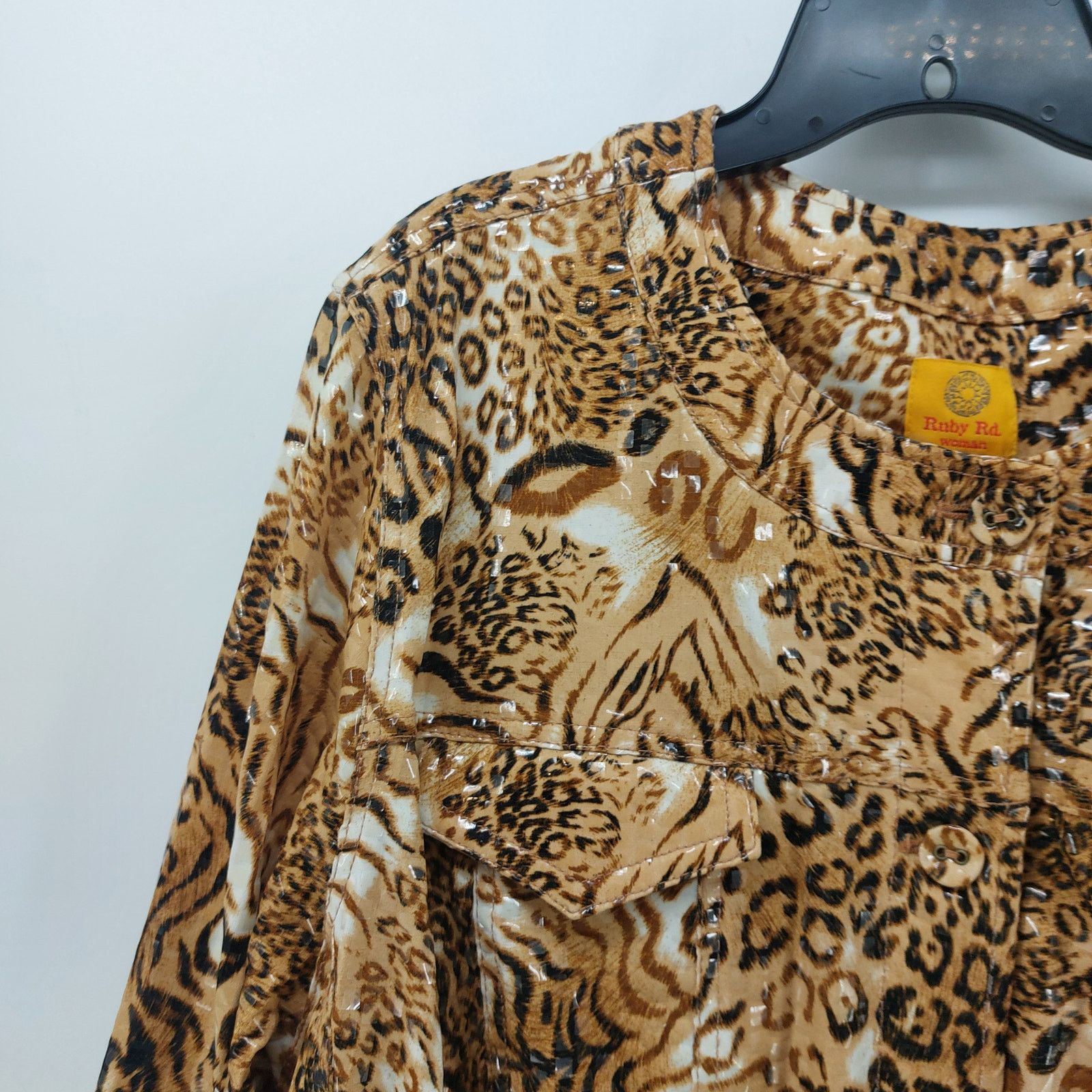 Other Ruby Rd Animal Print Blazer Jacket Women's Plus Size 24 Size 4XL / US 24-26 - 9 Thumbnail