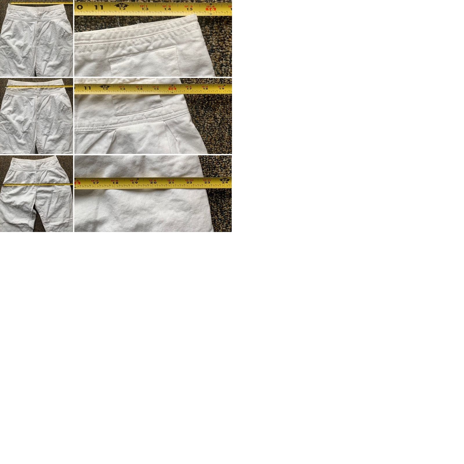 Bugle Boy VINTAGE Bugle Boy Pants Men White Cotton 32 X 32 High Waist Tapered Leg Inseam 30 1/2” Zipper Fly 80s 90s Retro Casual Size US 32 / EU 48 - 9 Thumbnail