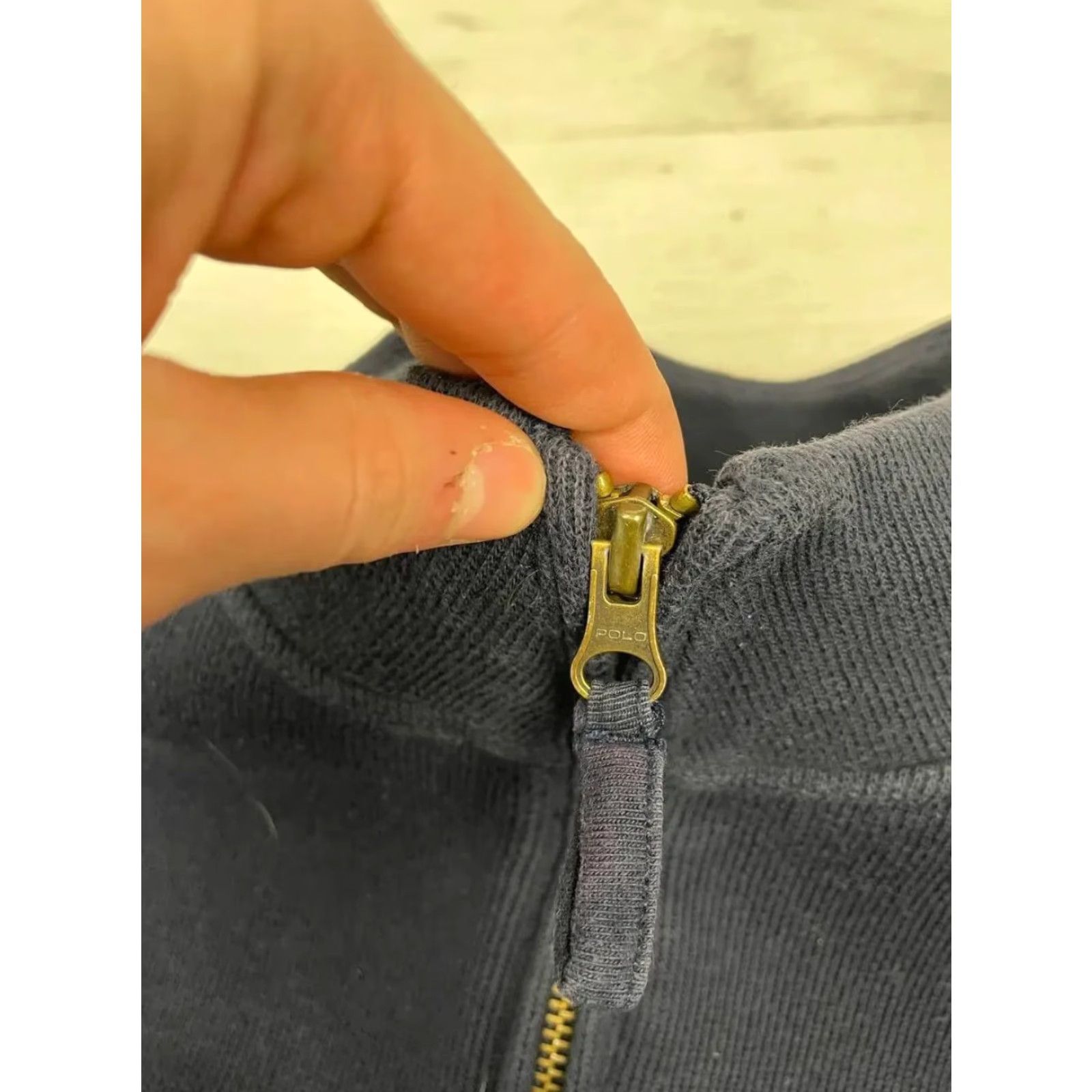 Polo Ralph Lauren VINTAGE Polo Ralph Lauren Sweatshirt Logo Half Zip Men Sz M blue Size US M / EU 48-50 / 2 - 7 Thumbnail