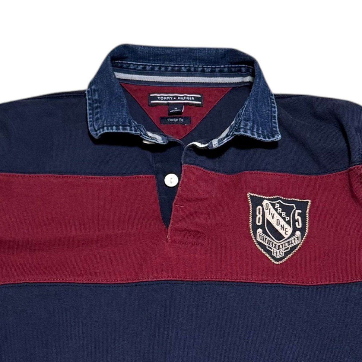 Tommy Hilfiger Tommy Hilfiger Polo Rugby Long Sleeve Shirt Adult Medium Size US M / EU 48-50 / 2 - 2 Thumbnail