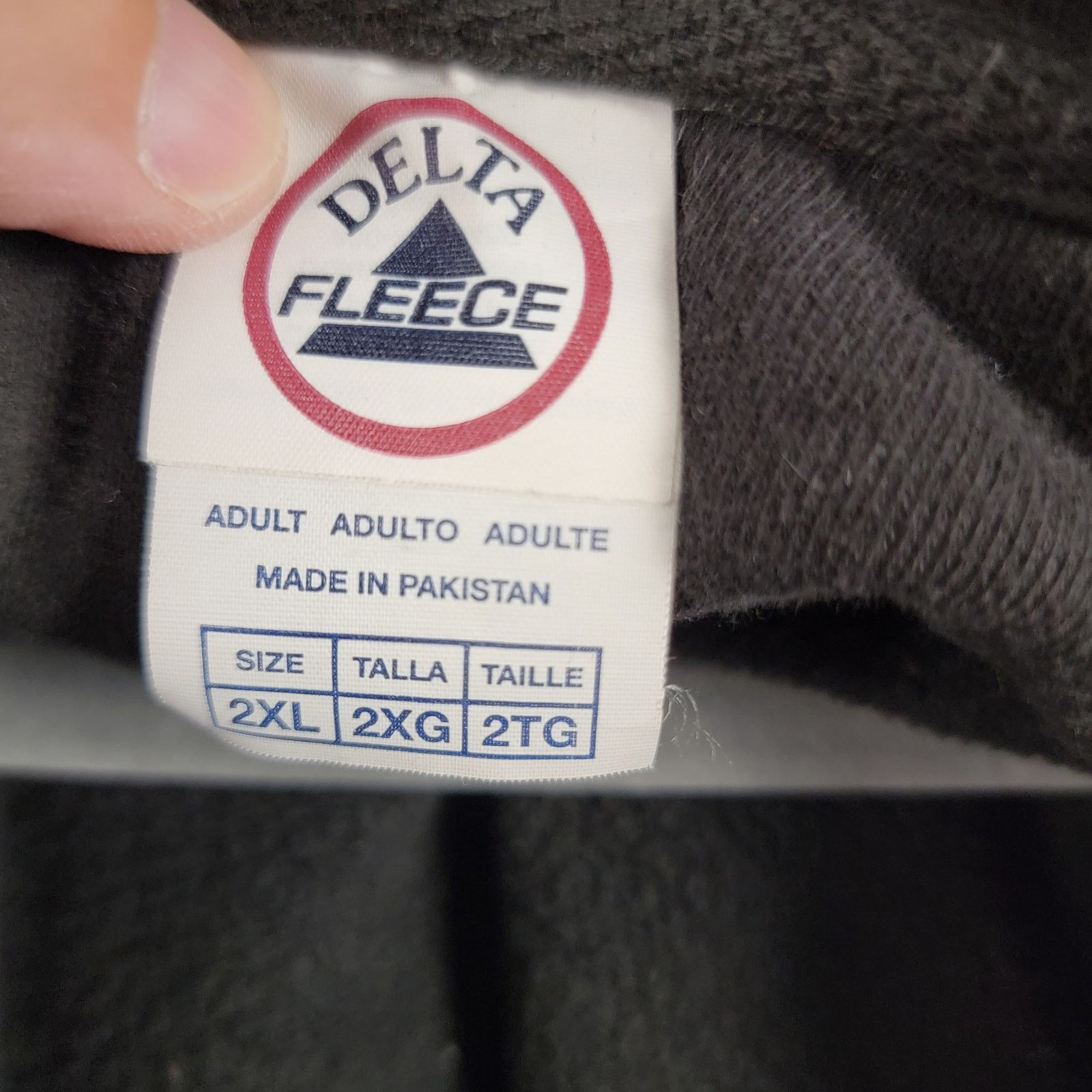Delta Rugrats Vintage Pullover Black Delta Tag Sz 2XL Mens (270) Size US XXL / EU 58 / 5 - 4 Thumbnail