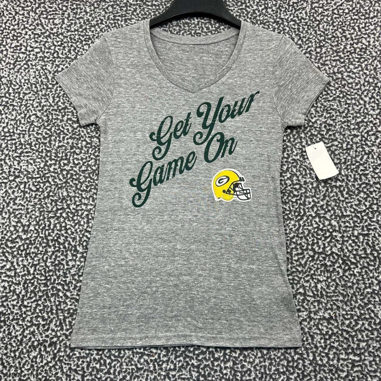 Adidas Green Bay Packers Shirt Women Adidas Short Sleeve V-Neck S Size S / US 4 / IT 40 - 1 Thumbnail