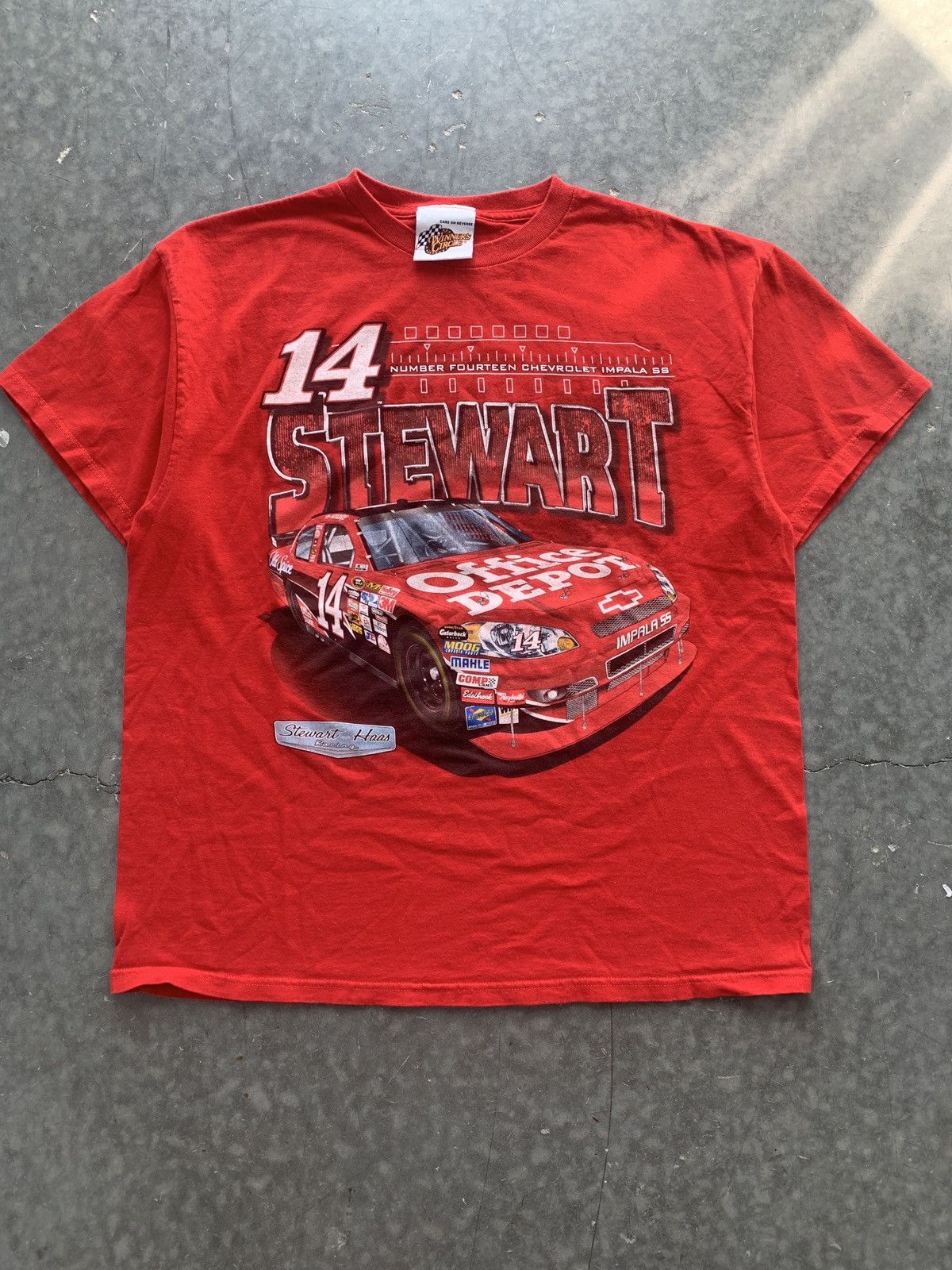 NASCAR × Vintage Vintage Y2K NASCAR Tony Stewart Graphic Tee Size US L / EU 52-54 / 3 - 1 Thumbnail