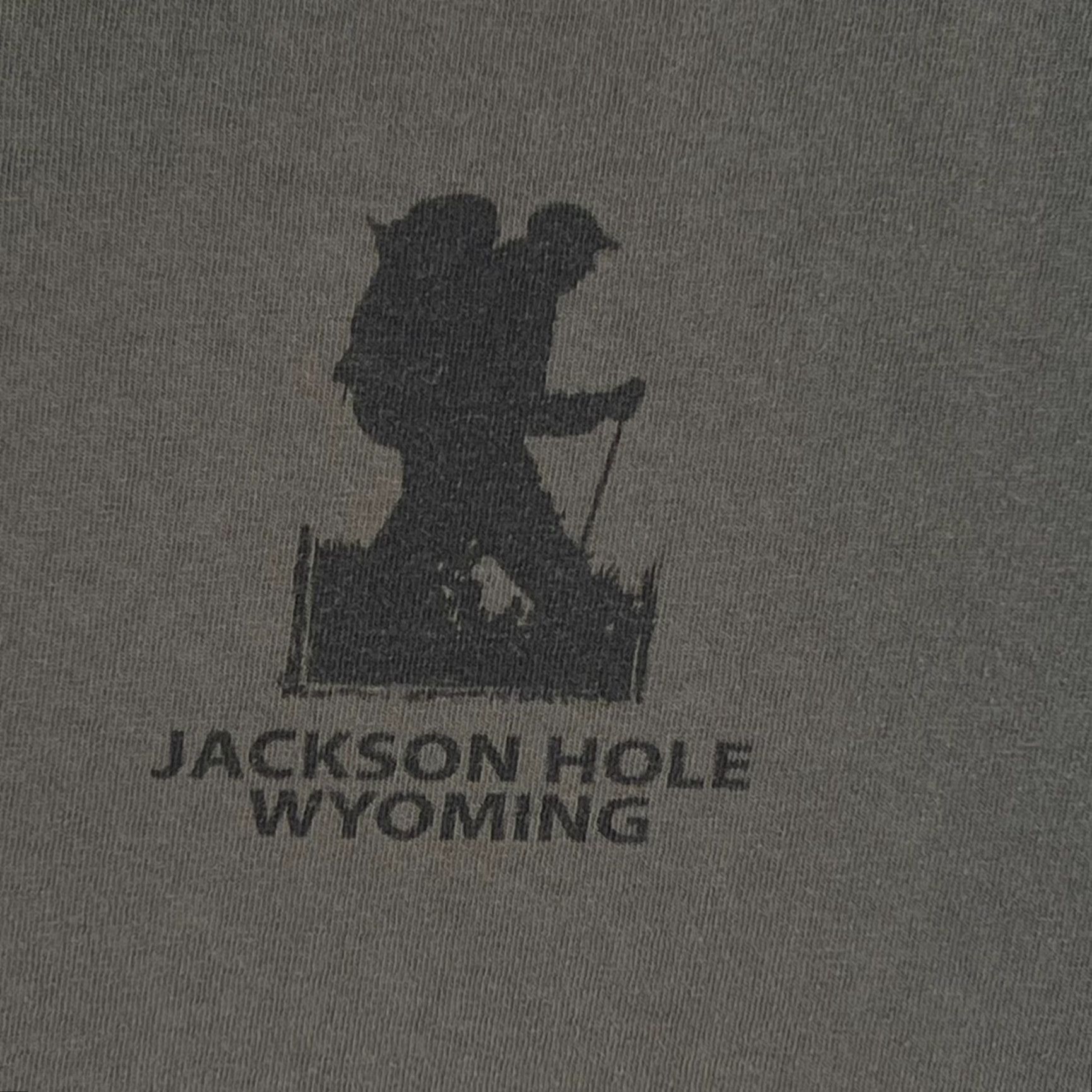 The Mountain VINTAGE The Mountain Jackson Hole WY Mountain T Shirt Mens Large Green Distressed Bear Warning Shirt Mens Large Green 90s Animals Camping US Seller Size US L / EU 52-54 / 3 - 2 Thumbnail