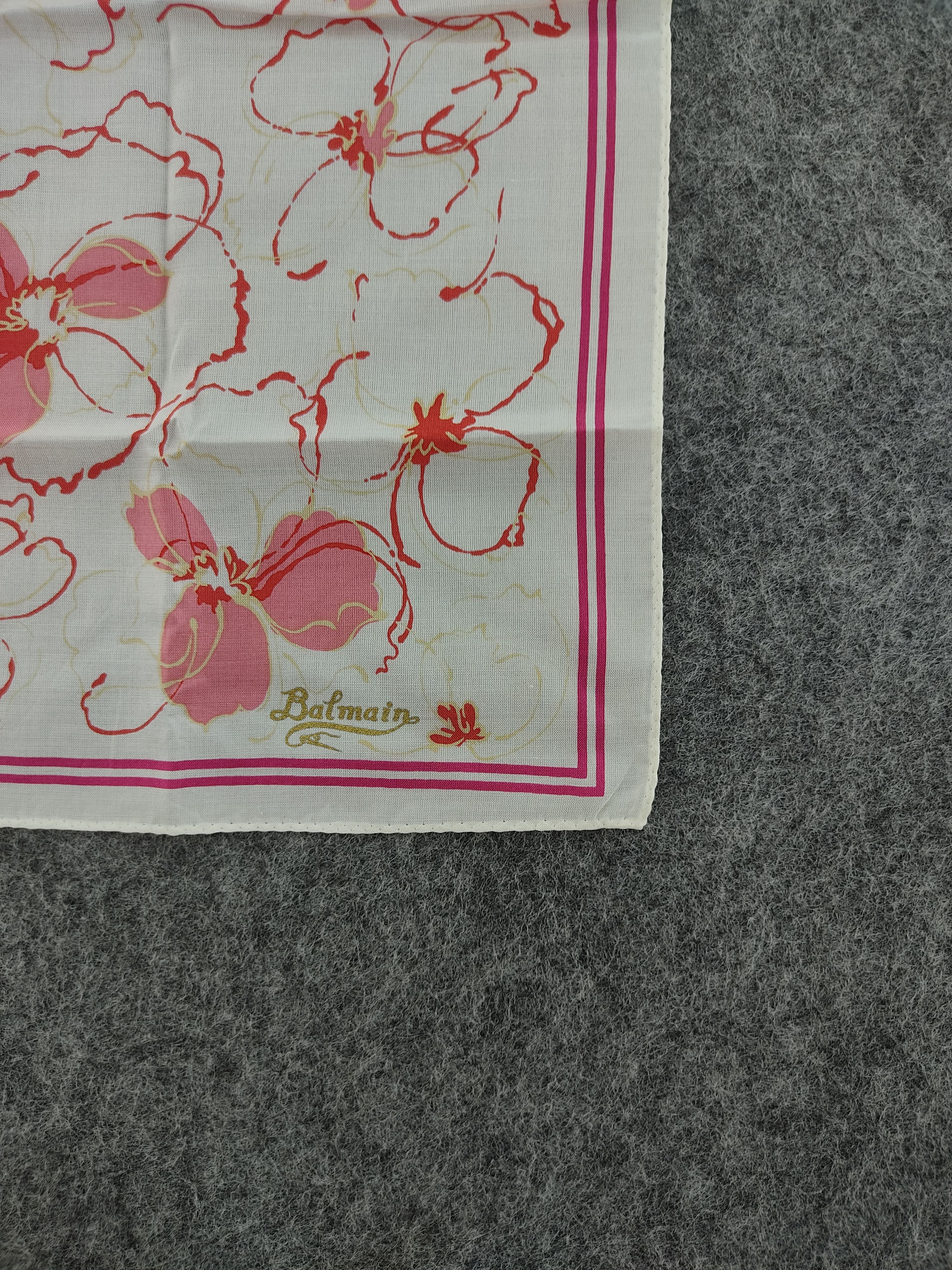 Balmain Vintage Balmain Handkerchief Neckerchief Bandana H215D Size ONE SIZE - 3 Thumbnail