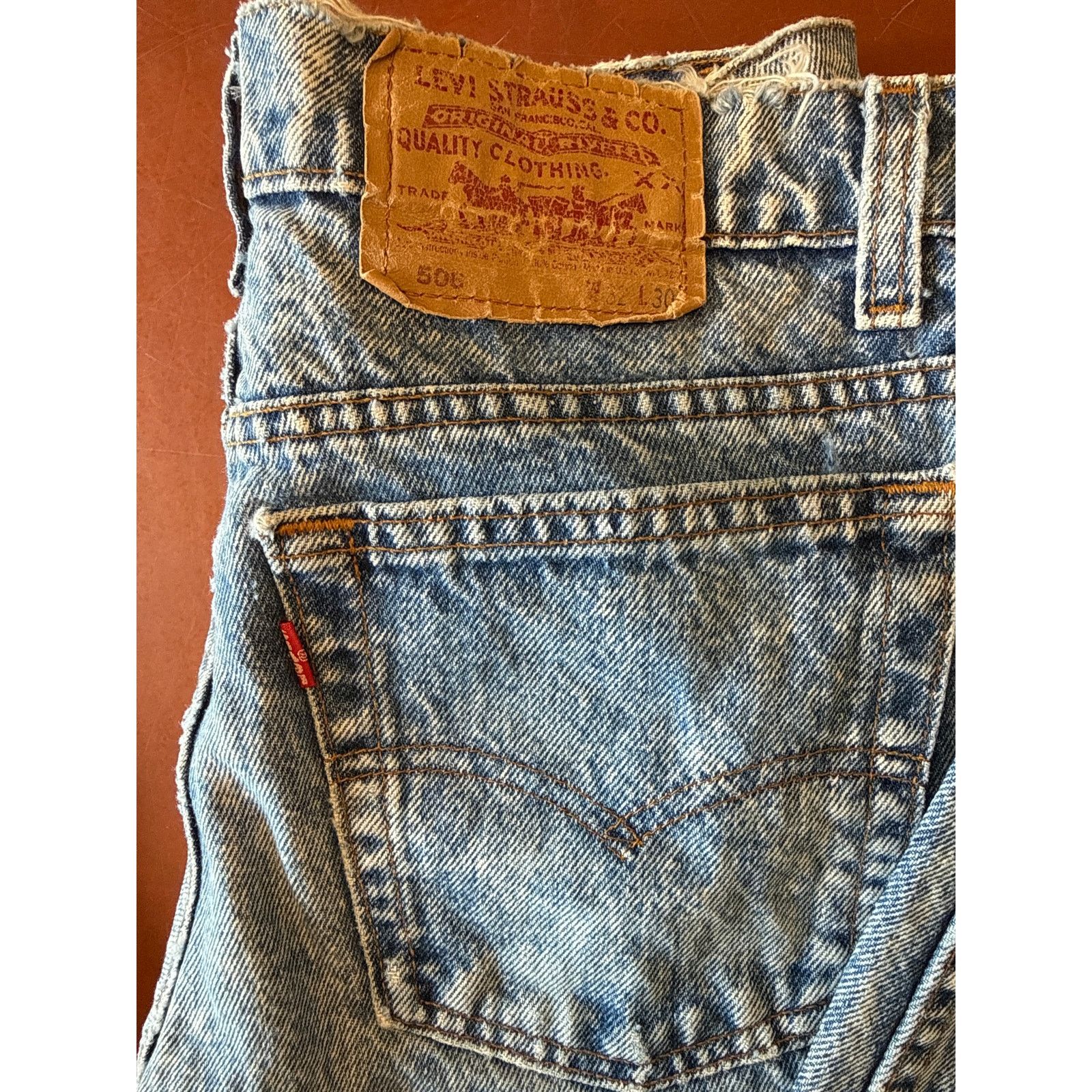Levi's Vintage Levi’s Acid Wash 80's Blue Jeans 32x30 Made in USA Size US 32 / EU 48 - 14 Thumbnail
