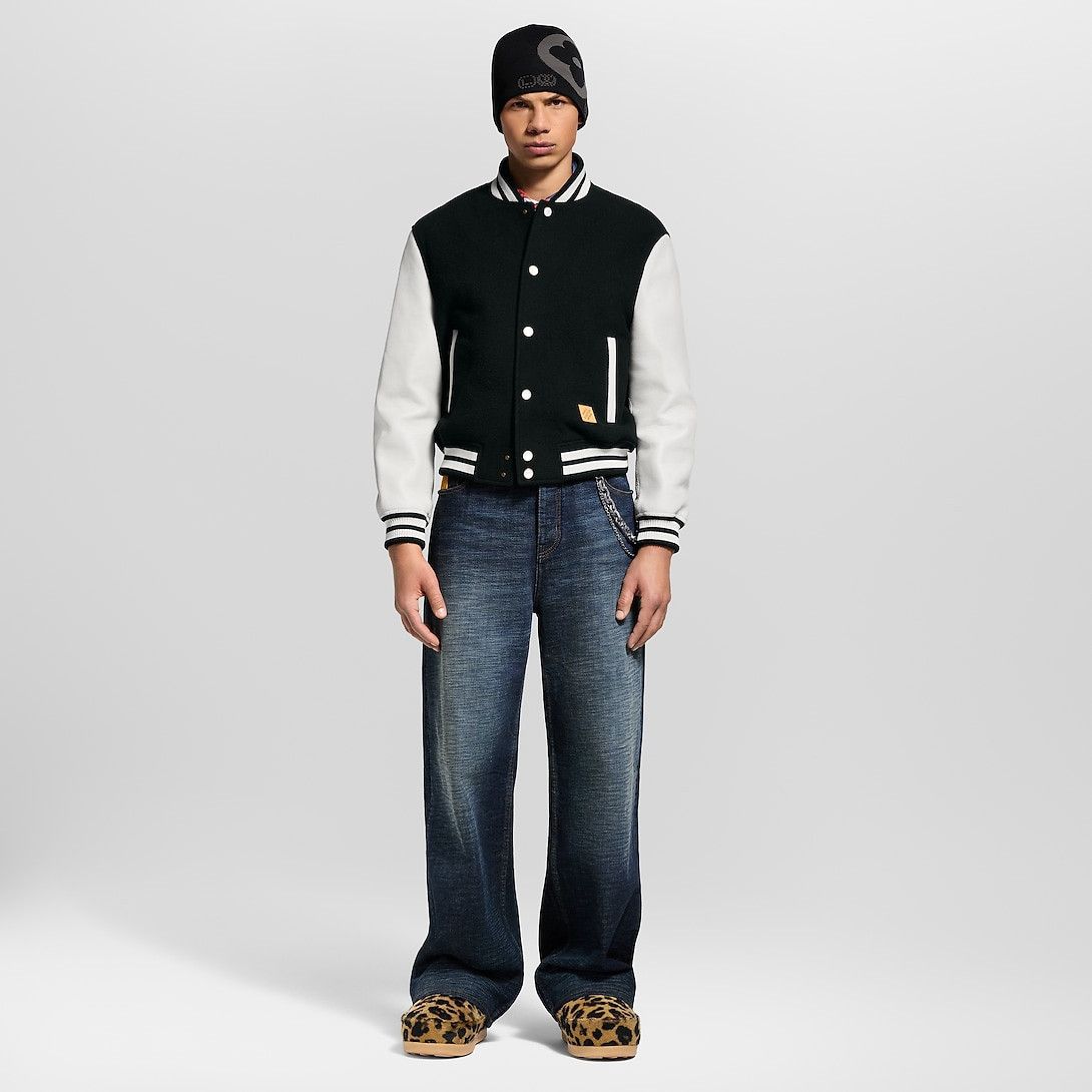 Louis Vuitton Leather Signature Varsity Jacket Size US L / EU 52-54 / 3 - 3 Thumbnail