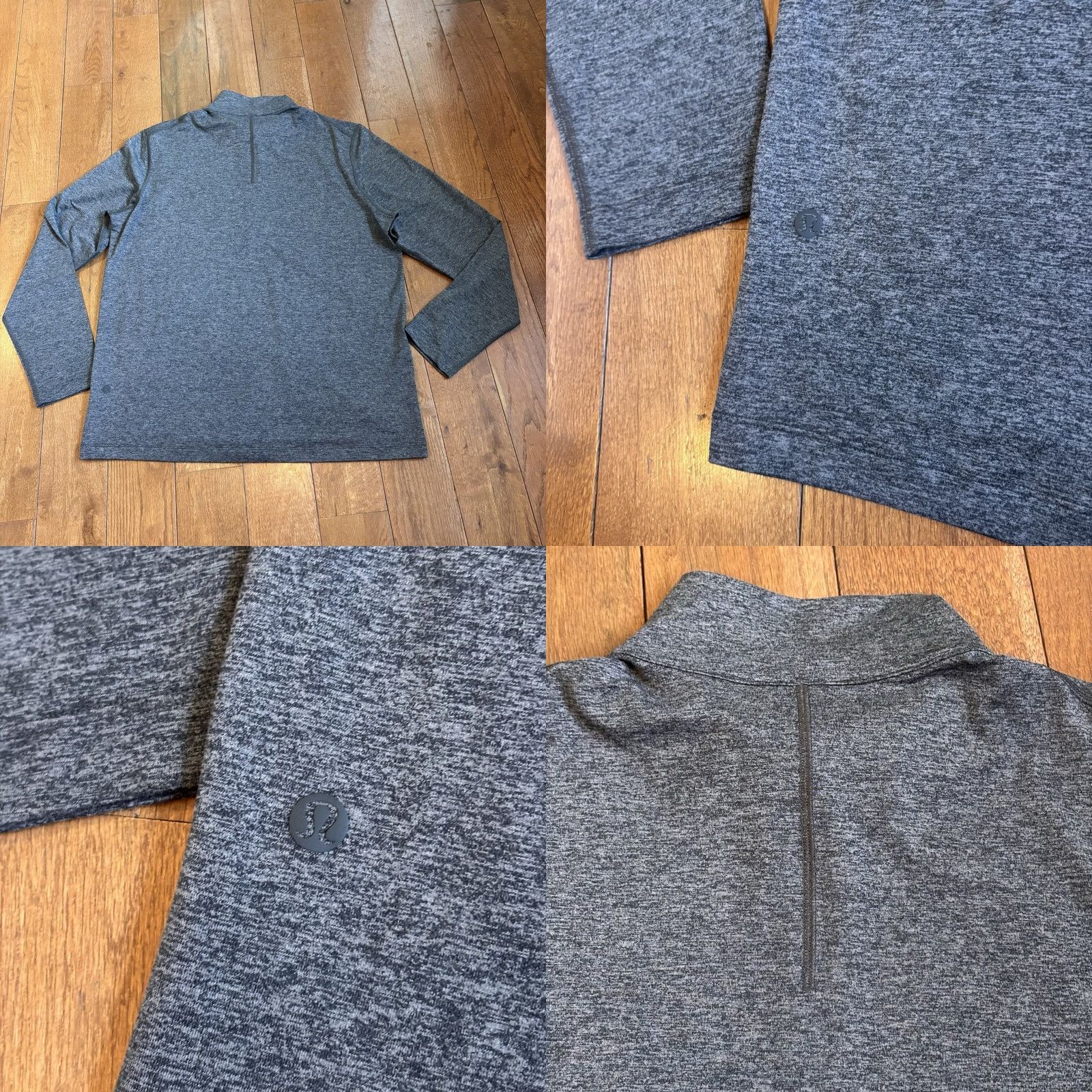 Lululemon Mens Lululemon Gray 1/2 Zip Pullover Shirt sz Large Size US L / EU 52-54 / 3 - 8 Thumbnail