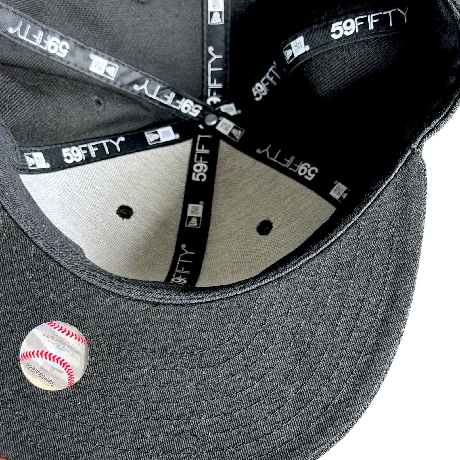 New Era New York Yankees MLB Auth New Era 59FIFTY 7 5/8 Fitted Cap Size ONE SIZE - 5 Thumbnail