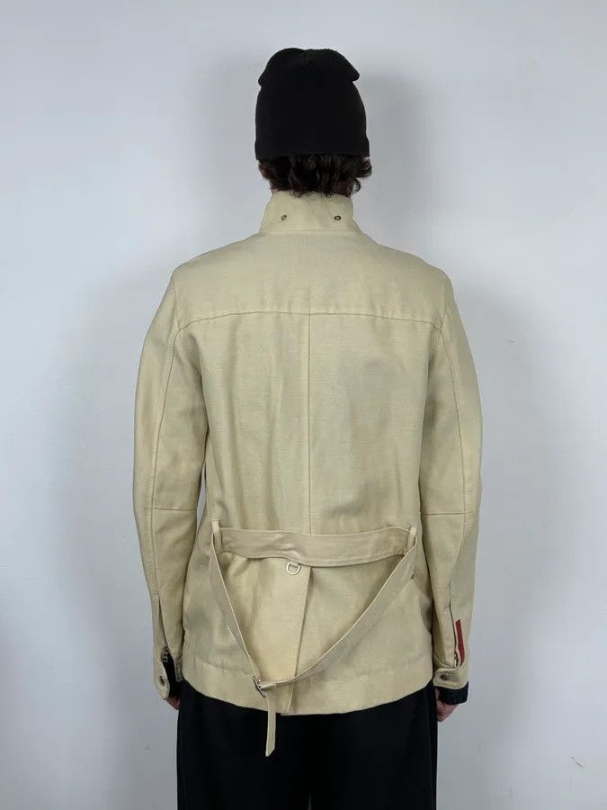 Prada 2000s Prada Beige Nylon Linen Jacket Size US M / EU 48-50 / 2 - 3 Thumbnail