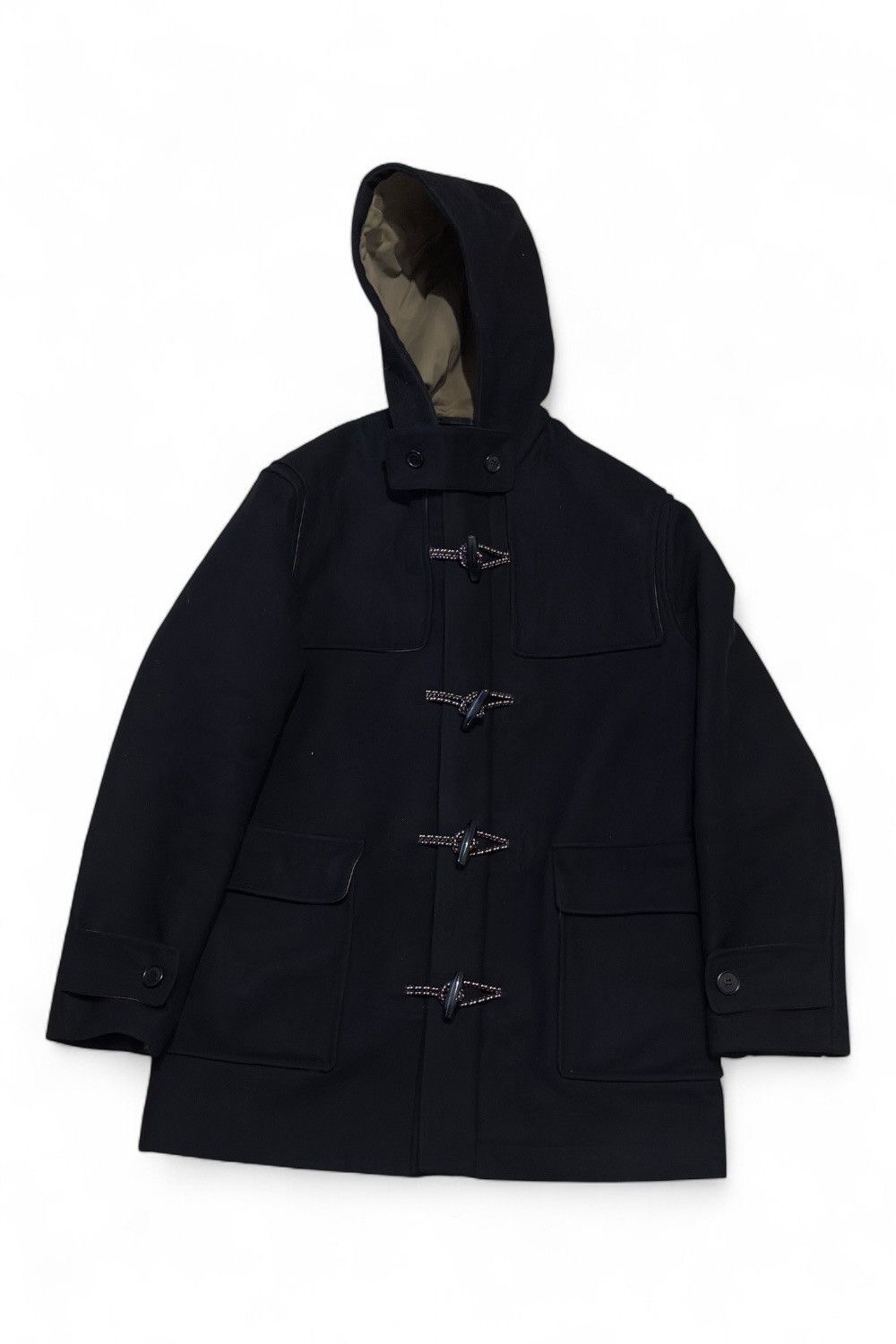 Kris Van Assche KRIS VAN ASSCHE Archive Wool-Cashmere Duffle Coat - Size 50 Size US M / EU 48-50 / 2 - 1 Thumbnail