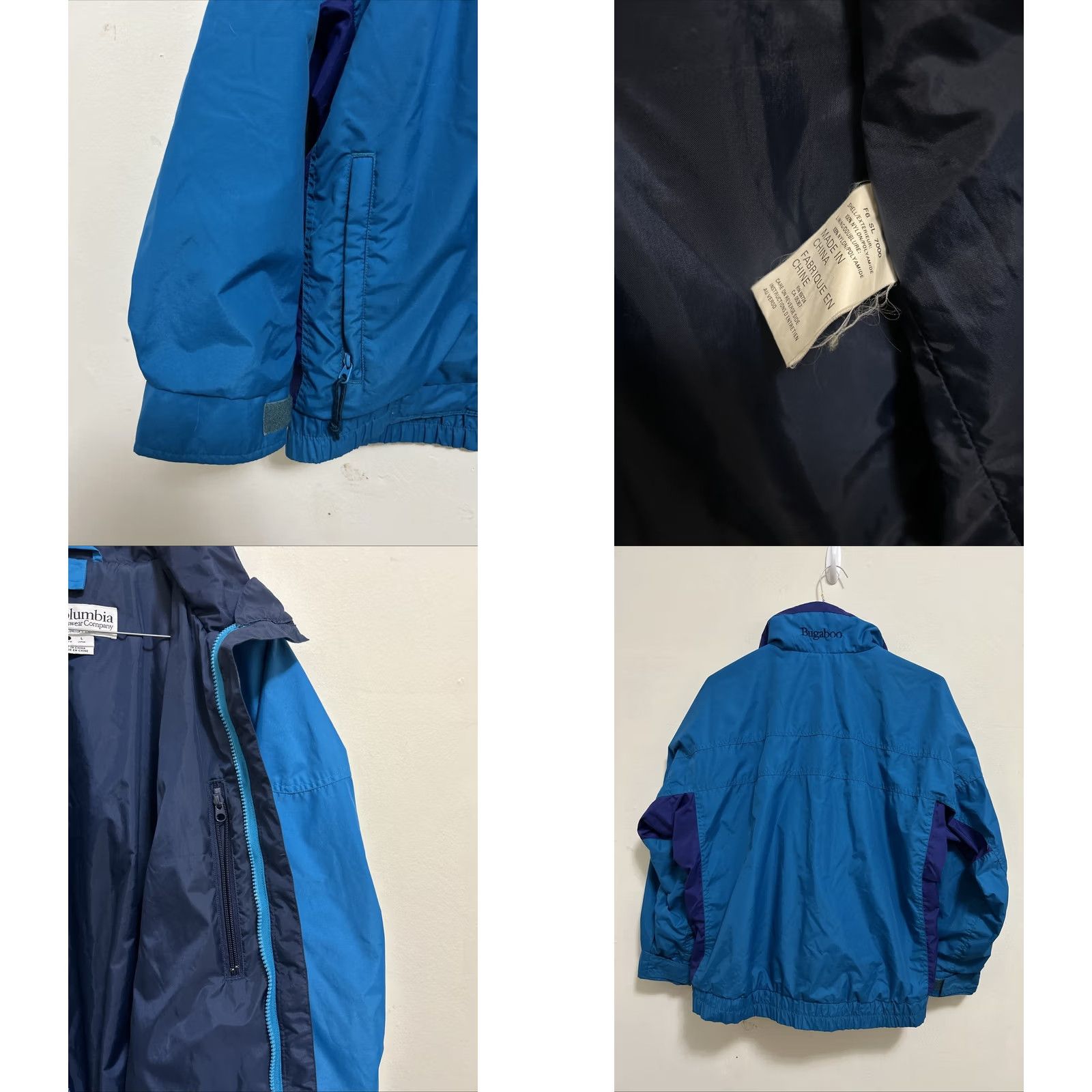 Altea Columbia Bugaboo Jacket Womens Medium Teal Purple Full Zip Snowboard Ski YKK Size M / US 6-8 / IT 42-44 - 8 Thumbnail