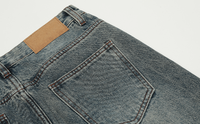 Japanese Brand × Jean Fashionable street washed loose men's flared jeans Size US 32 / EU 48 - 5 Thumbnail