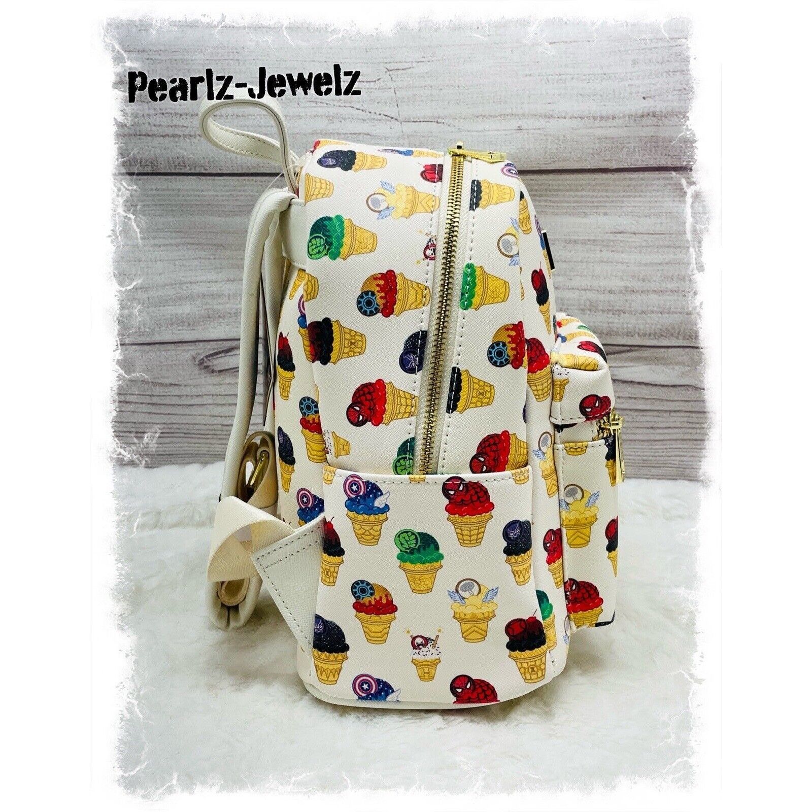 Marvel Comics Marvel Eat the Universe Ice Cream Cones Mini Backpack - BoxL Size ONE SIZE - 4 Thumbnail