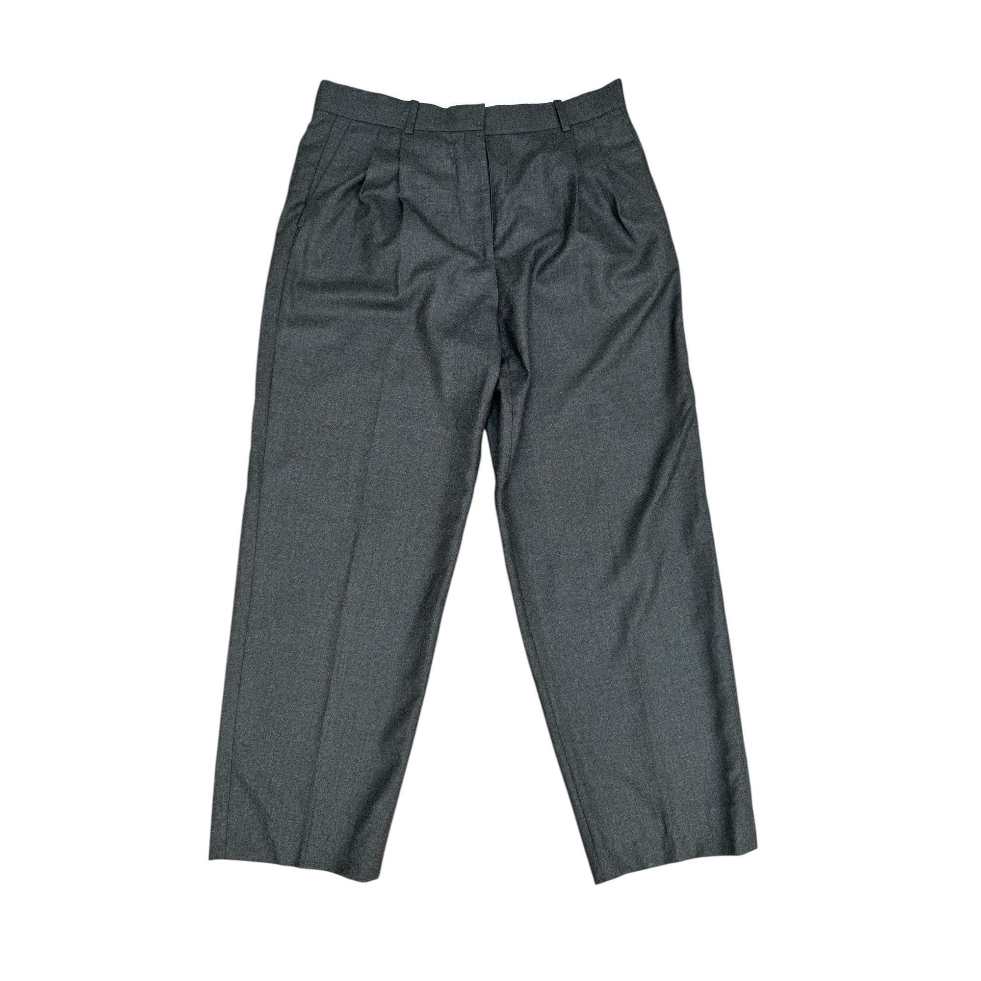 Celine By Phoebe Philo Grey Wool Cashmere Wide Pants Size 32" / US 10 / IT 46 - 1 Thumbnail