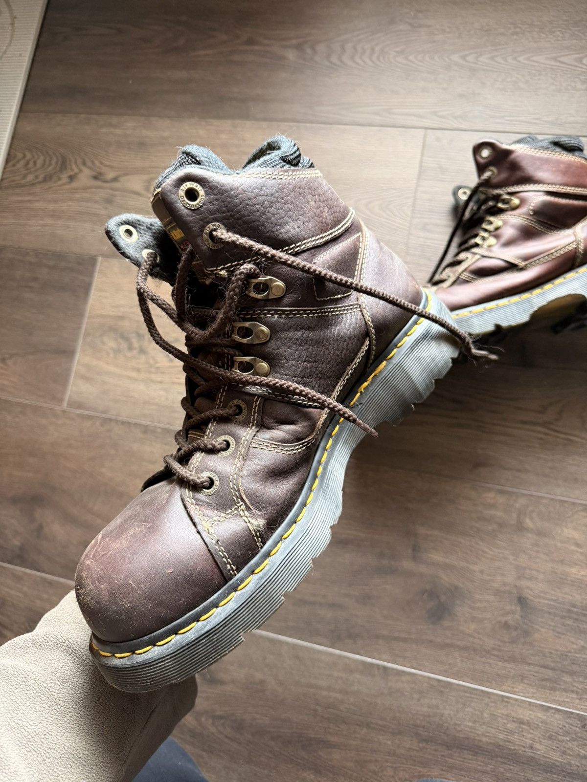 Dr. Martens Vintage 90s Dr.Martens Leather Boots Size US 11 / EU 44 - 5 Thumbnail