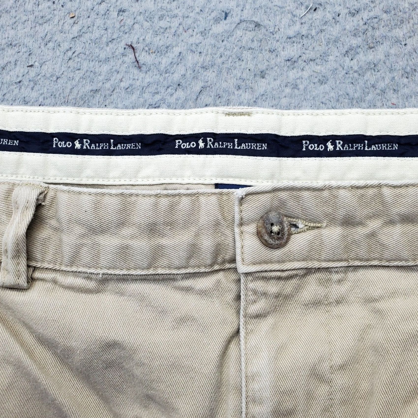 Polo Ralph Lauren Polo Ralph Lauren Chino Shorts Mens Size 40 Tan Pleated Classic Fit Low Waist Size US L / EU 52-54 / 3 - 6 Thumbnail