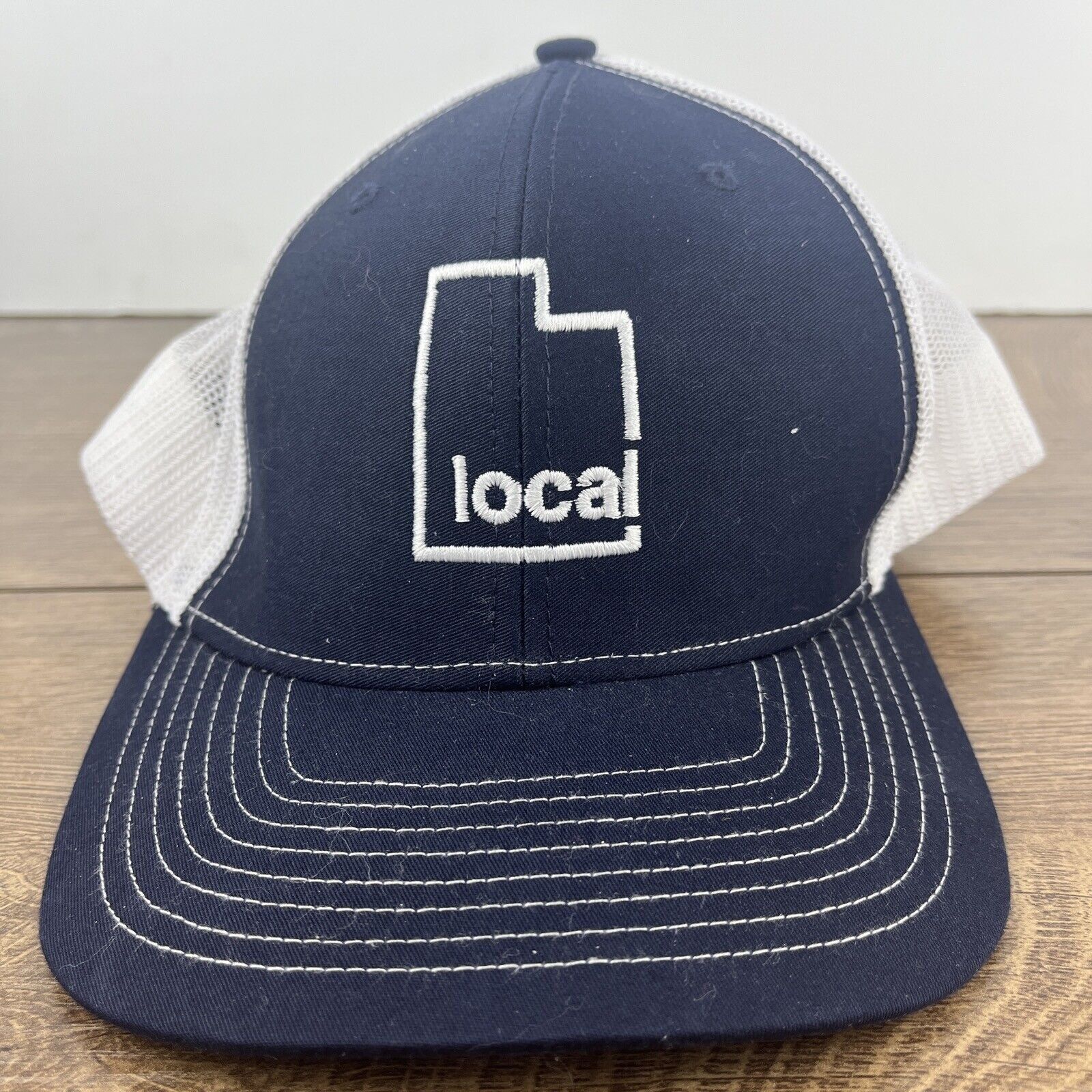 Other Local Snapback Hat Blue Hat Adjustable Adult Size Blue Hat C Size ONE SIZE - 1 Thumbnail