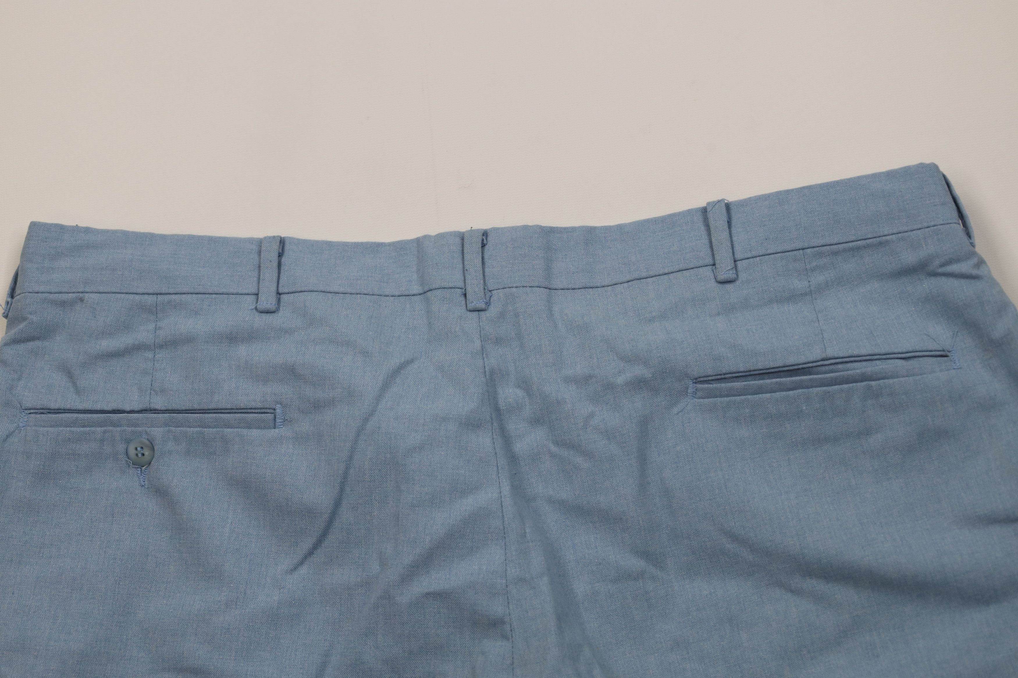 Vintage Vintage 90s Streetwear Above Knee Chino Shorts Blue USA Size US 38 / EU 54 - 10 Thumbnail