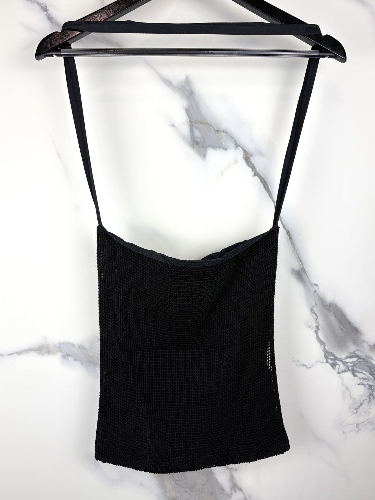 Raf Simons SS03 Raf Simons Consumed Mesh Netted Tote Bag Black Size ONE SIZE - 4 Thumbnail