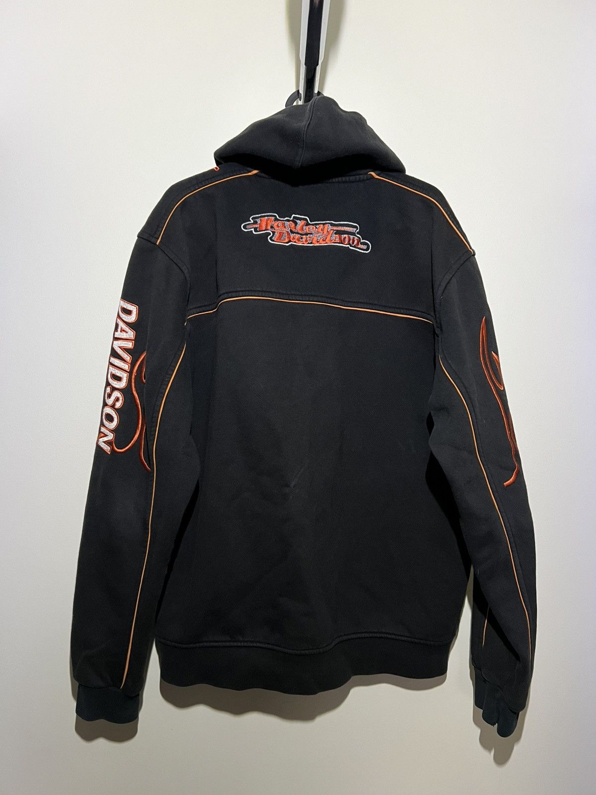 Harley Davidson × Vintage Harley Davidson Racing vintage zip-up hoodie Size US XL / EU 56 / 4 - 5 Thumbnail