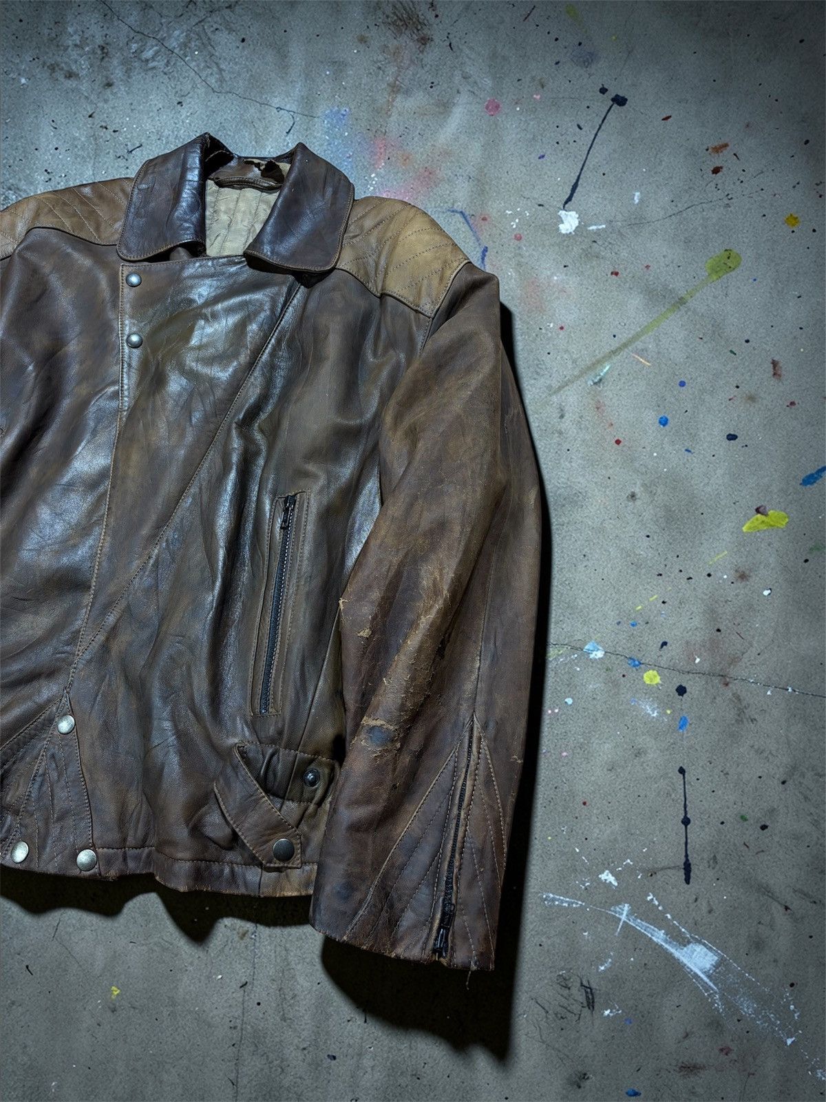Loewe 1980s Loewe Madrid 1846 Vintage lambskin Leather Size US L / EU 52-54 / 3 - 3 Thumbnail