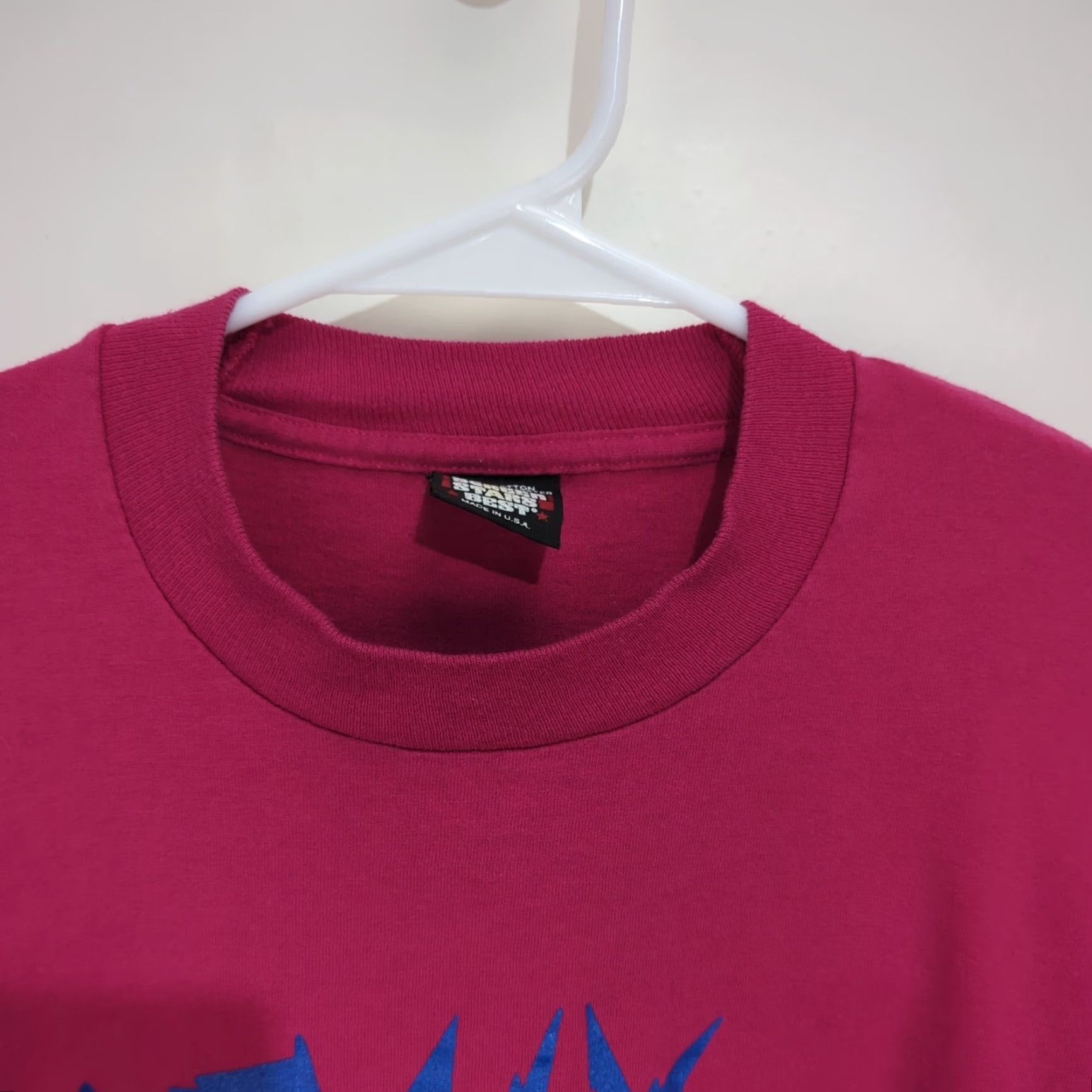 Vintage VINTAGE Screen Stars Achy Breaky Feet T Shirt Pink L Unisex 1990s Grunge Graphic Tee Short Sleeve USA Made Size US L / EU 52-54 / 3 - 3 Thumbnail