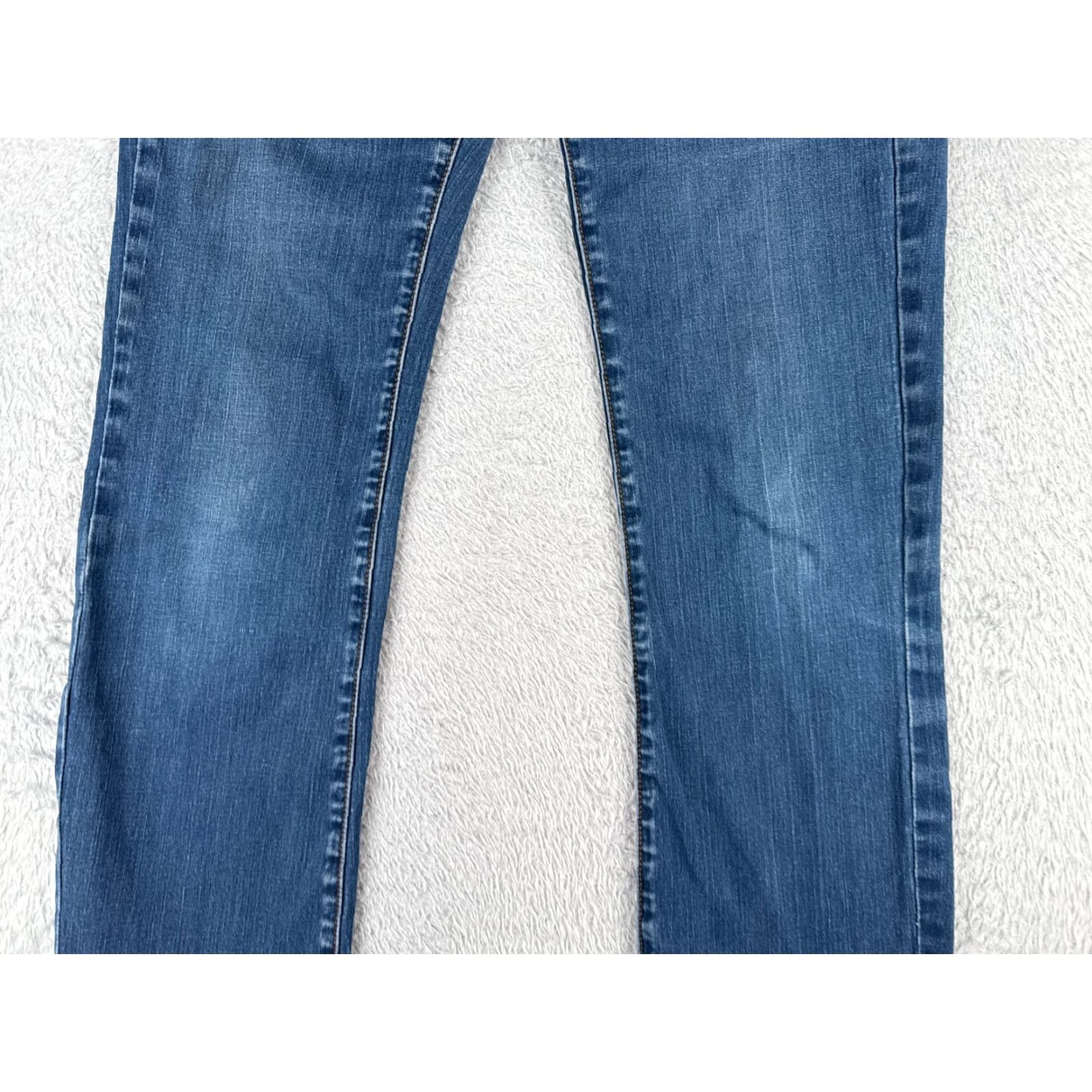 Vintage VINTAGE VIGOSS Women's Jeans 30x32 Blue Denim Straight Leg Cotton Blend Low Rise Regular Fit 10 Size 32" / US 10 / IT 46 - 3 Thumbnail
