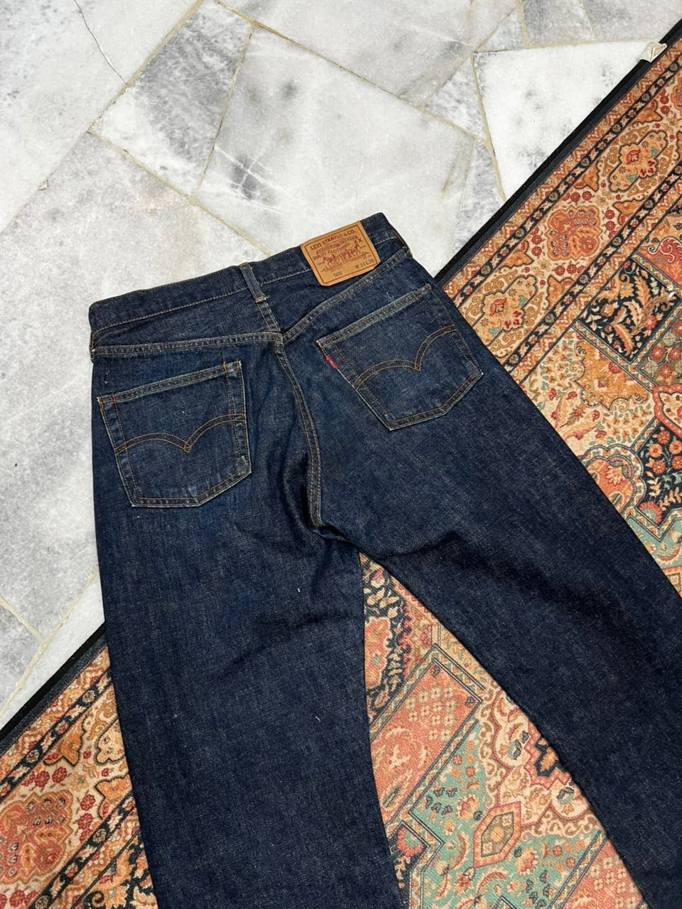 Levi's Vintage Clothing LVC 502 Big E Selvedge Jeans Size US 31 - 6 Thumbnail