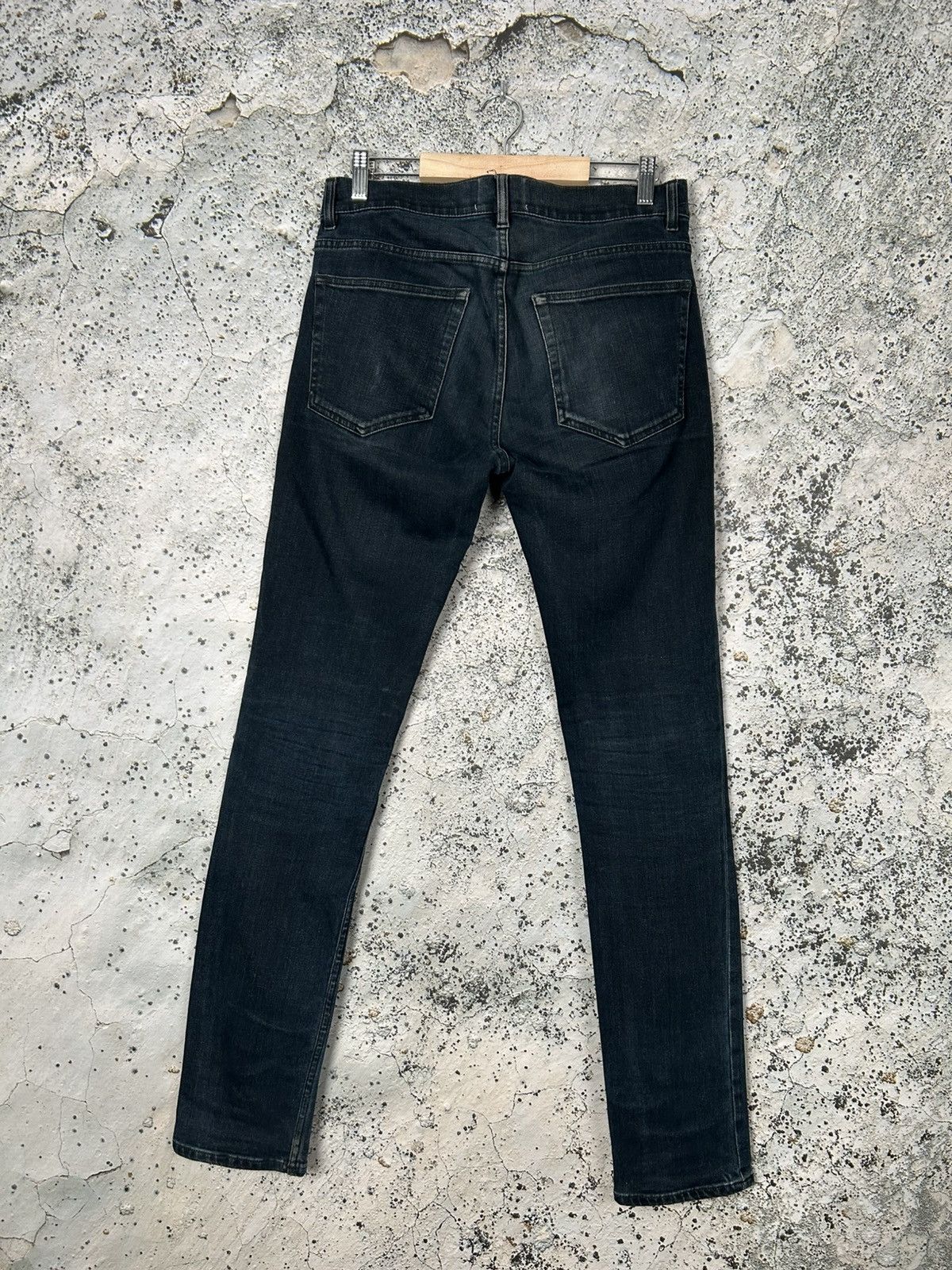 Acne Studios Acne Studios Ace Blue/Black Avantgarde Denim Grunge Designer Size US 29 - 4 Thumbnail