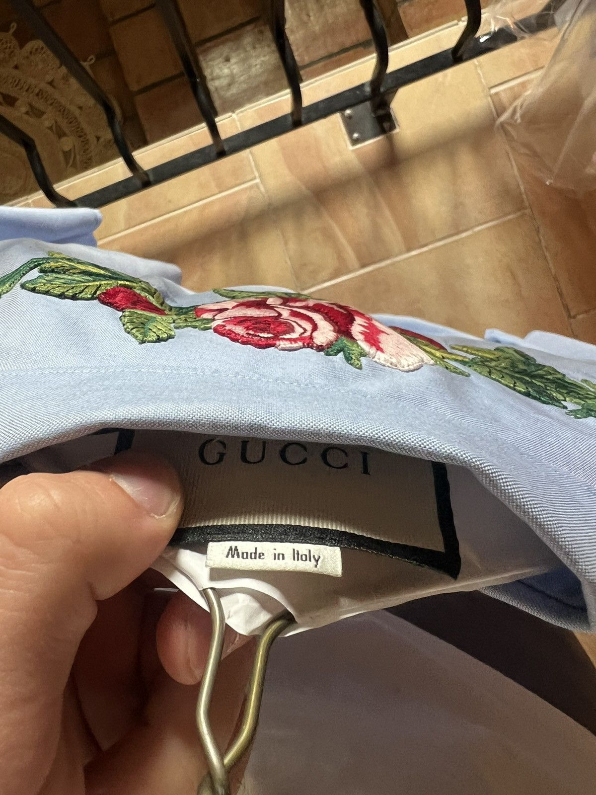 Gucci Gucci Long Sleeve Button Up Size US S / EU 44-46 / 1 - 4 Thumbnail