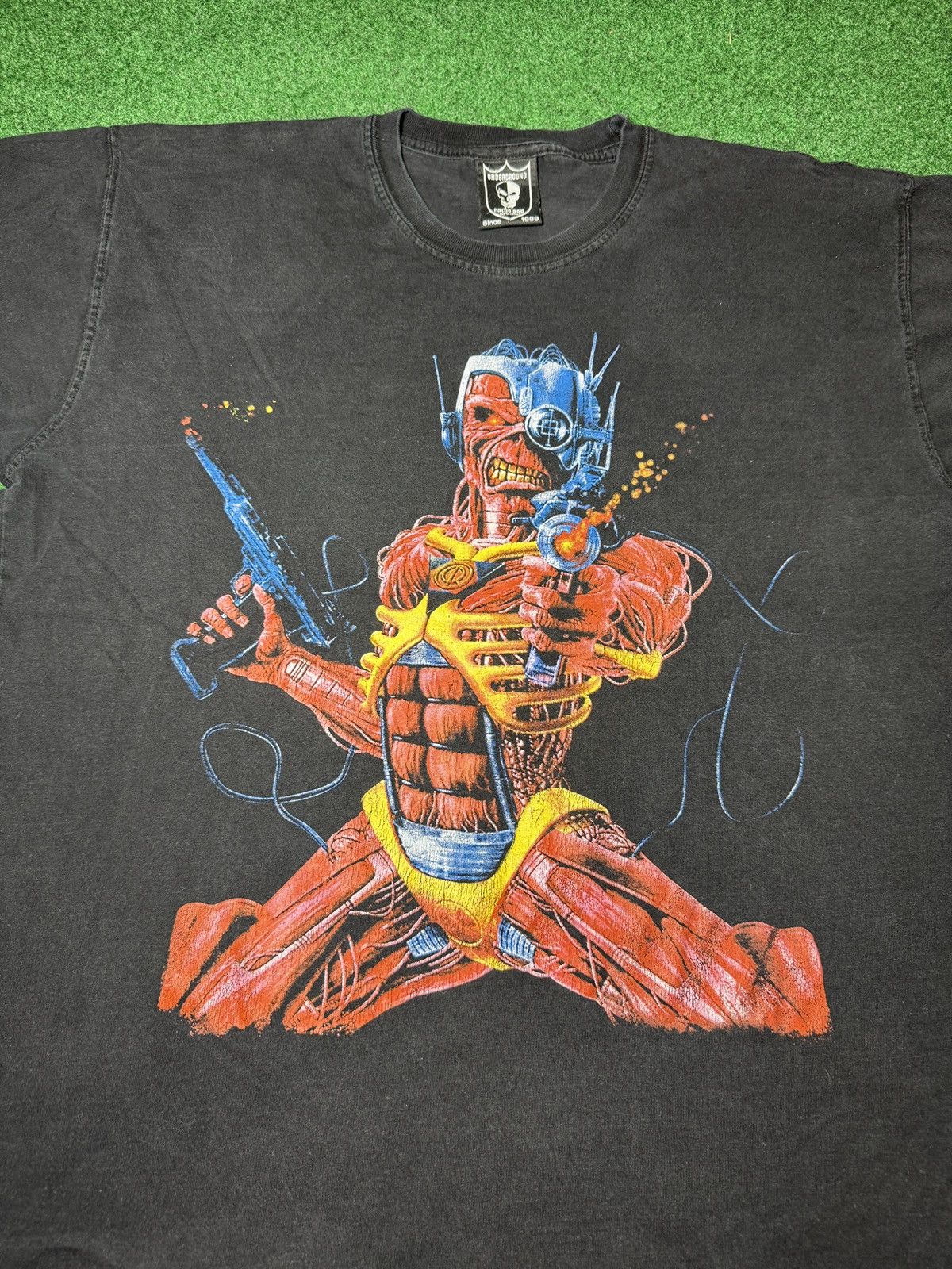 Band Tees × Vintage Vintage Y2K Iron Maiden Somewhere In Time Band T Shirt Size US L / EU 52-54 / 3 - 2 Thumbnail