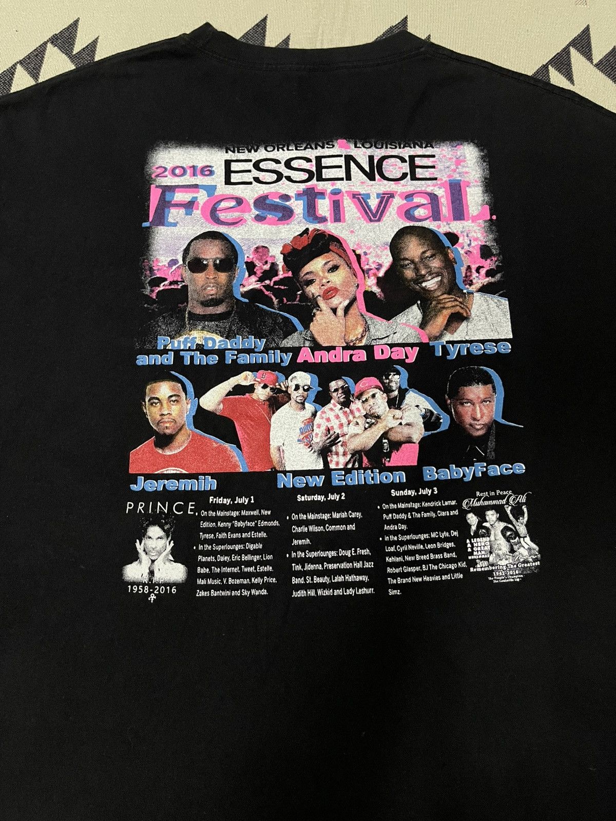 Band Tees 2000s ESSENCE FESTIVAL TSHIRT LIMITED EDITION Size US XXL / EU 58 / 5 - 9 Thumbnail