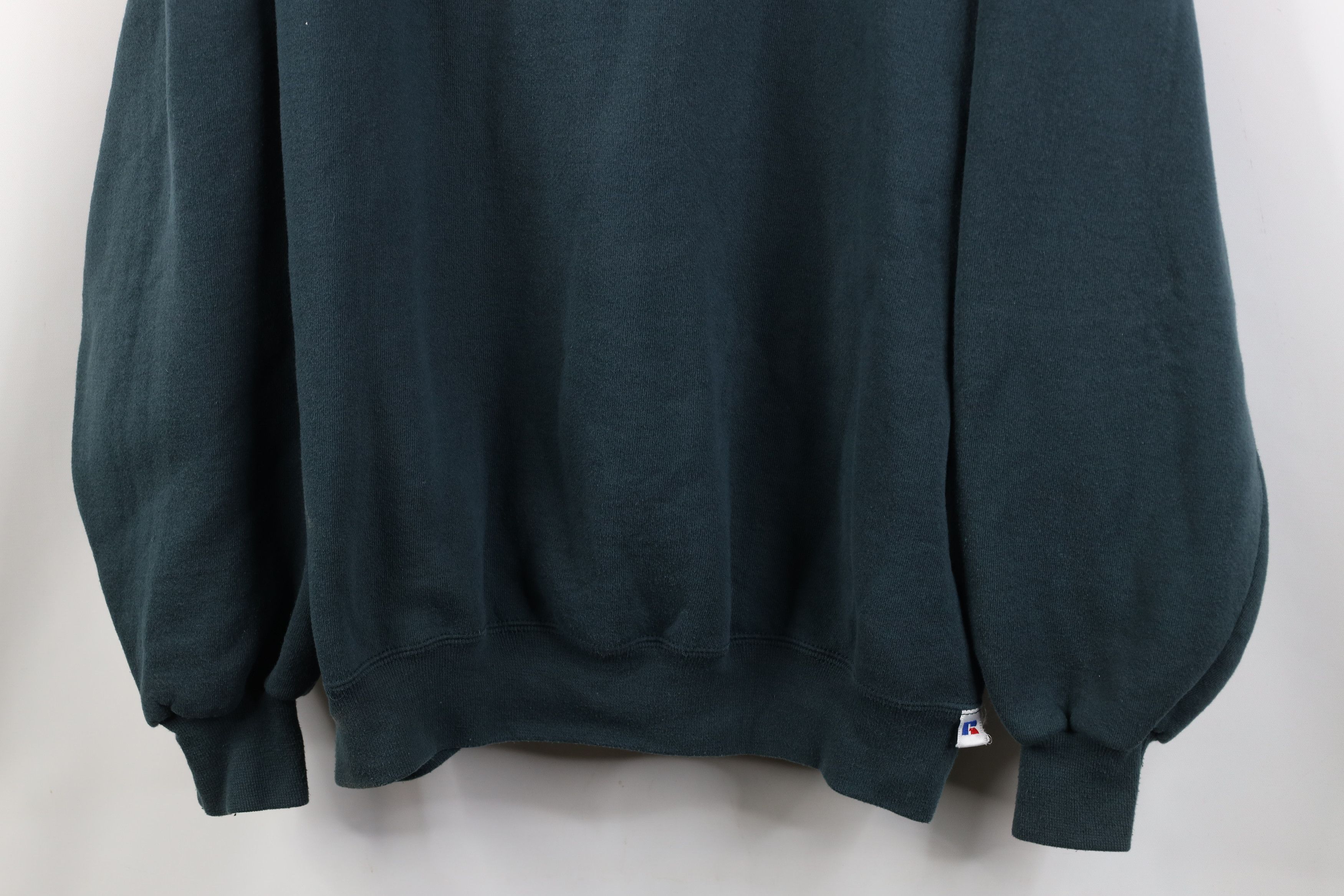 Russell Athletic Vintage 90s Russell Athletic Crewneck Sweatshirt Green USA Size US XXL / EU 58 / 5 - 3 Thumbnail