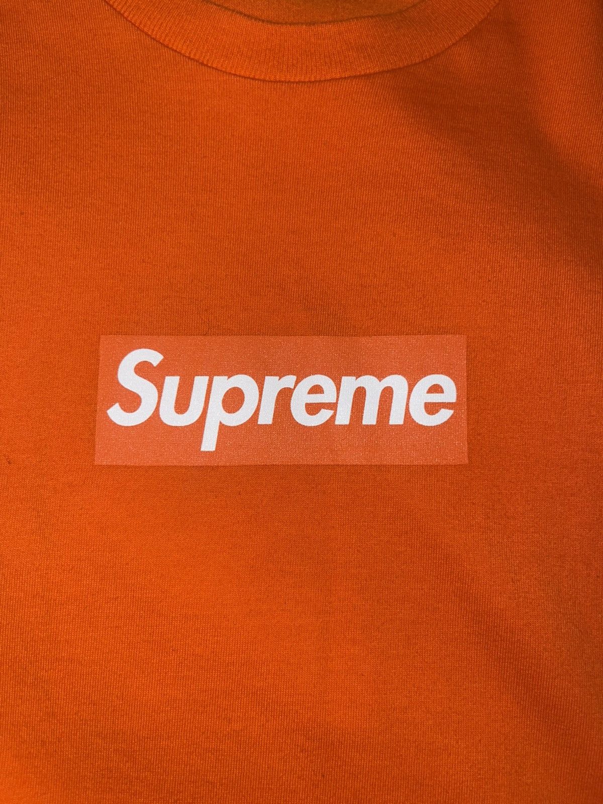 Supreme 2020 supreme orange box logo long sleeve Size US M / EU 48-50 / 2 - 2 Thumbnail