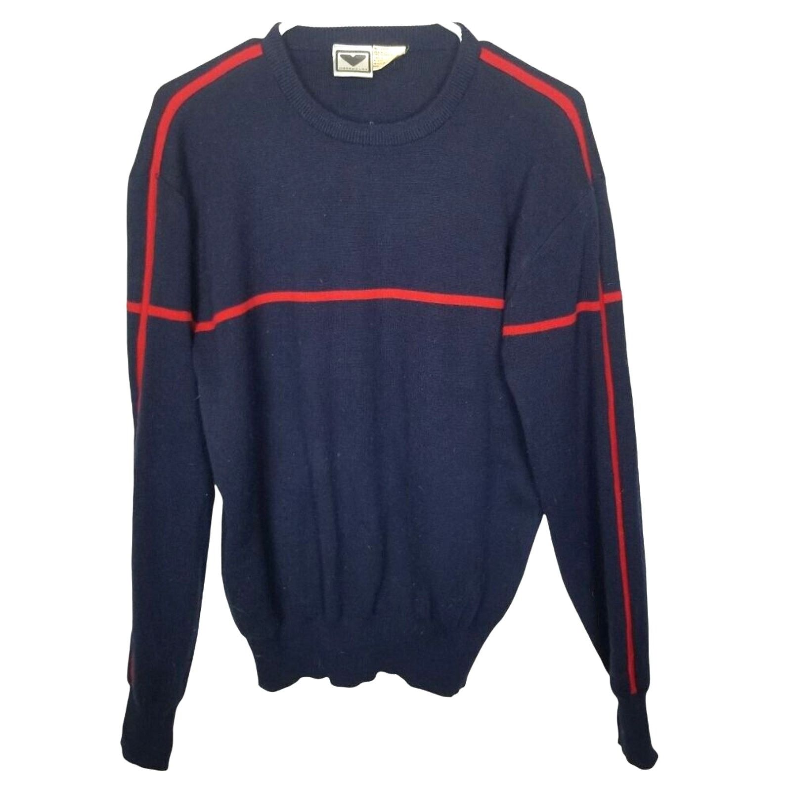 Obermeyer Vintage Obermeyer Mens Rusty Wool Grandpa Sweater Size XL Size US XL / EU 56 / 4 - 1 Thumbnail