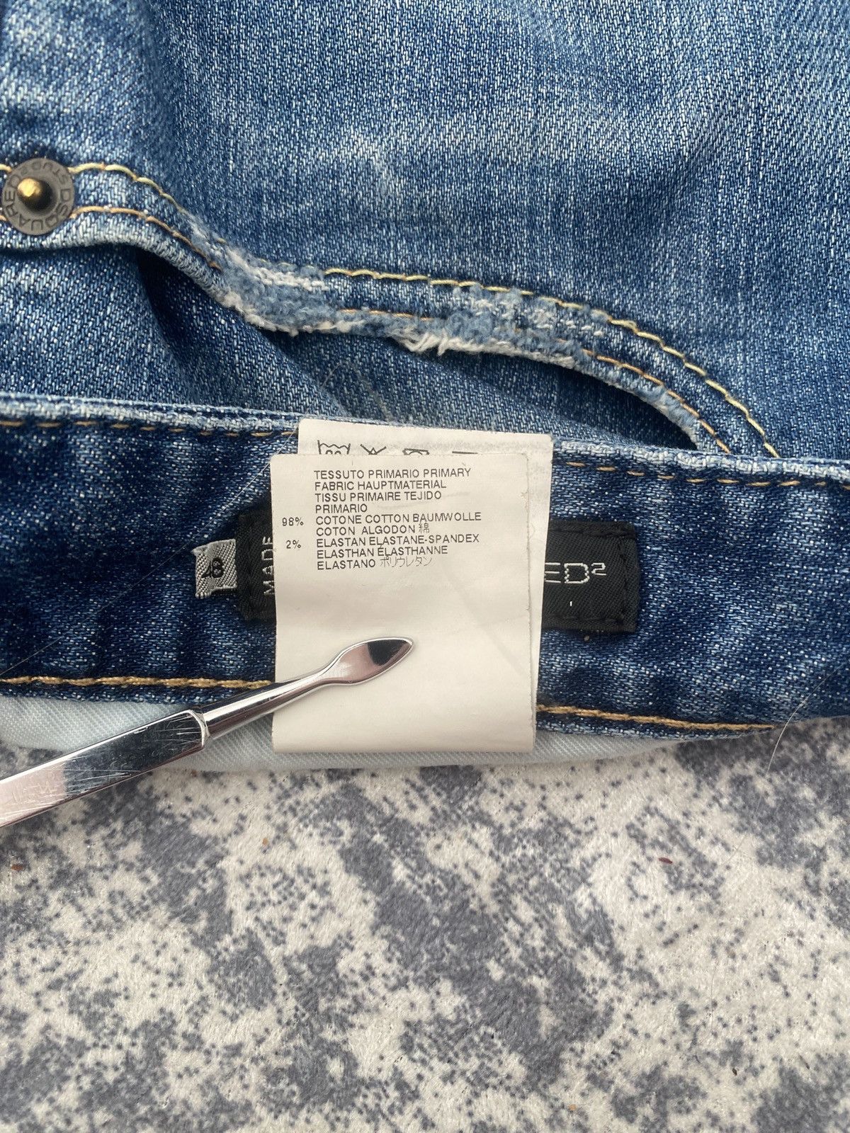Dsquared2 Dsquared luxury denim jeans with small logo Size US 32 / EU 48 - 4 Thumbnail