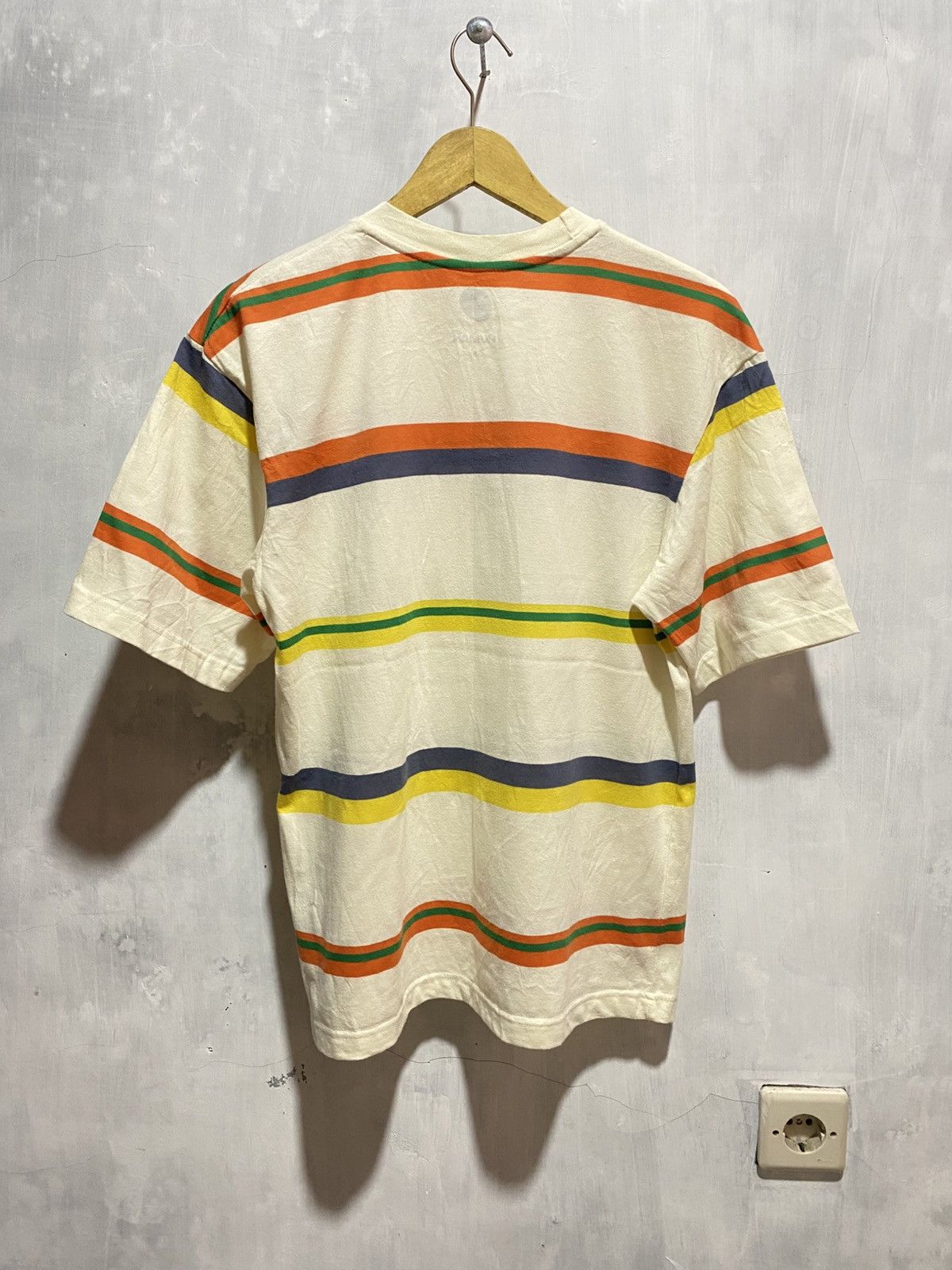 Japanese Brand human brand stripped multicolor tshirt Size US M / EU 48-50 / 2 - 3 Thumbnail