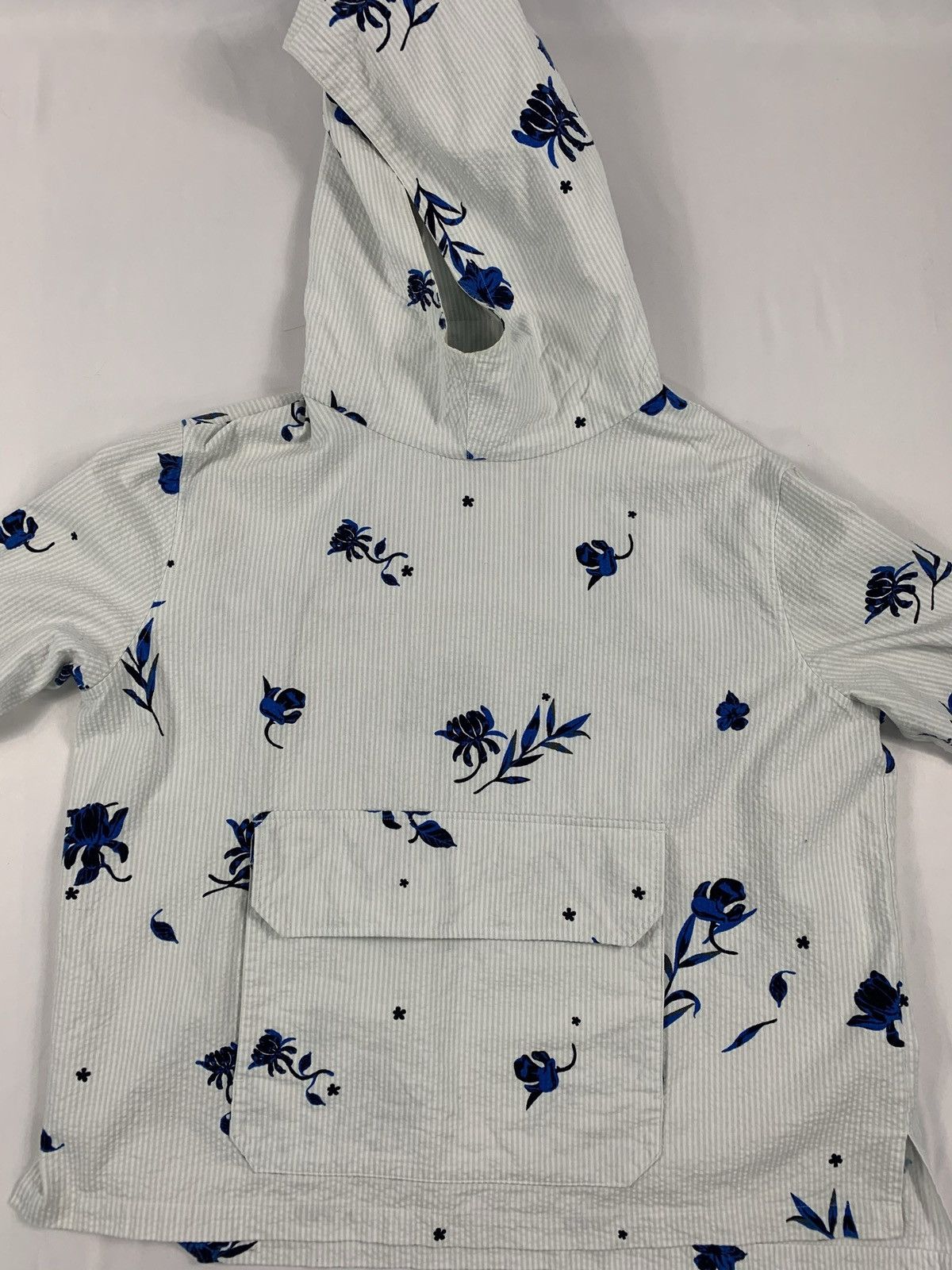 Kith Floral Seersucker Harrison Pullover Navy