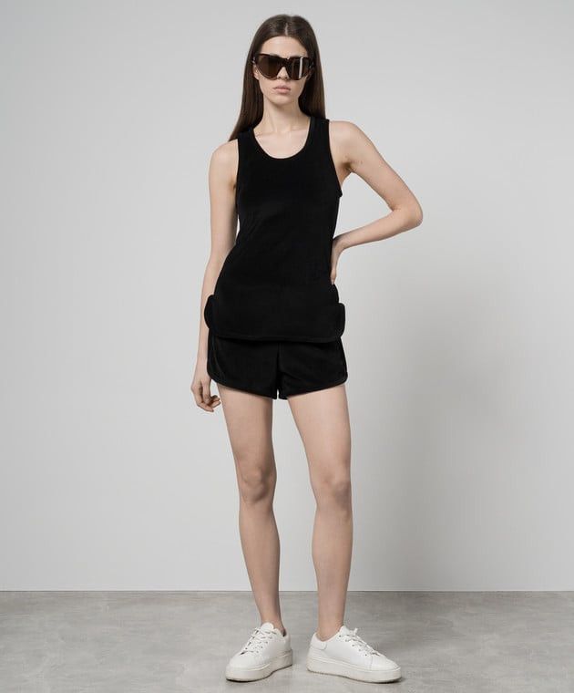 Jil Sander o1w1db10825 Tank Top in Black Size L / US 10 / IT 46 - 2 Thumbnail