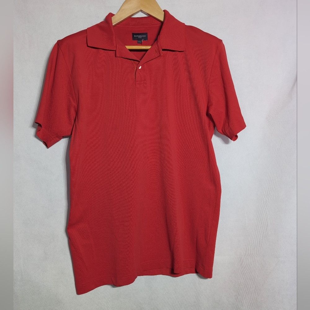 Burberry Burberry Golf Men's Red Polo Shirt Size US L / EU 52-54 / 3 - 1 Thumbnail
