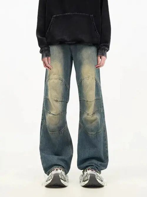 Other Vintage washed and frayed street hip hop Y2K jeans Size US 33 - 2 Thumbnail