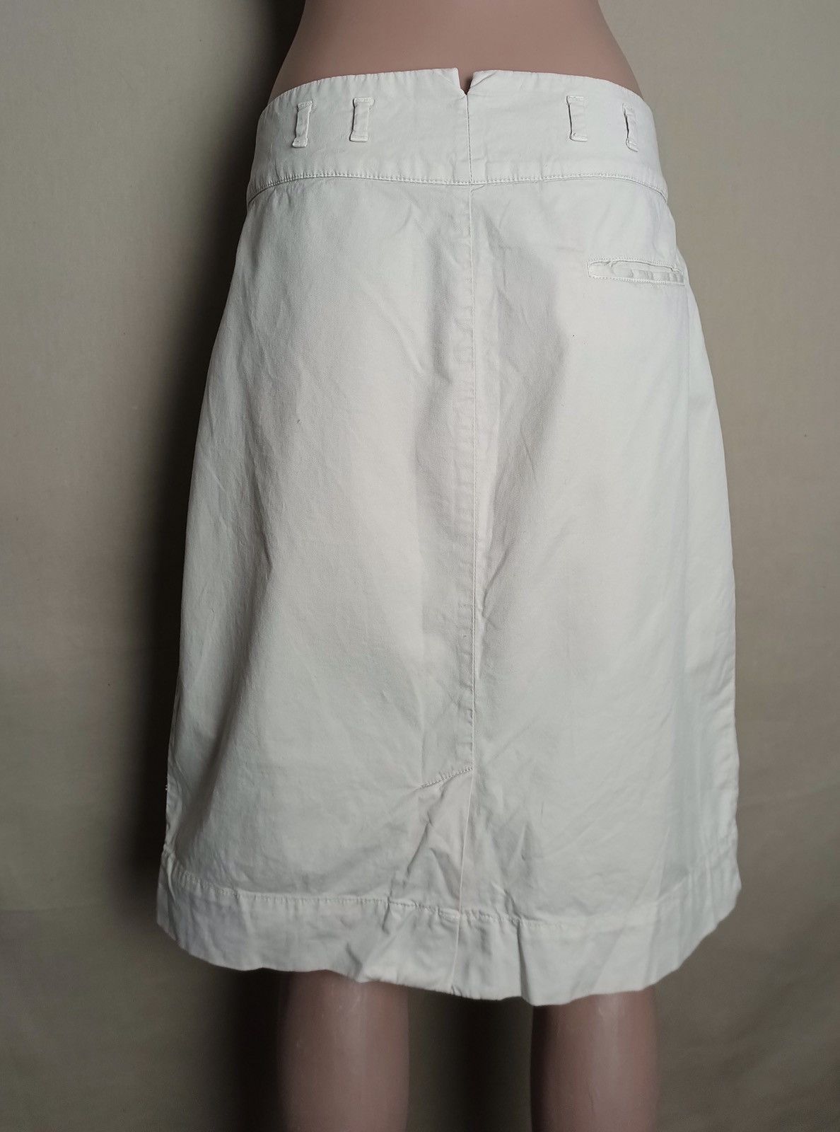Fabiana Filippi Fabiana Filippi Beige Cotton Womens Skirt EU38 US M Size 30" / US 8 / IT 44 - 7 Thumbnail