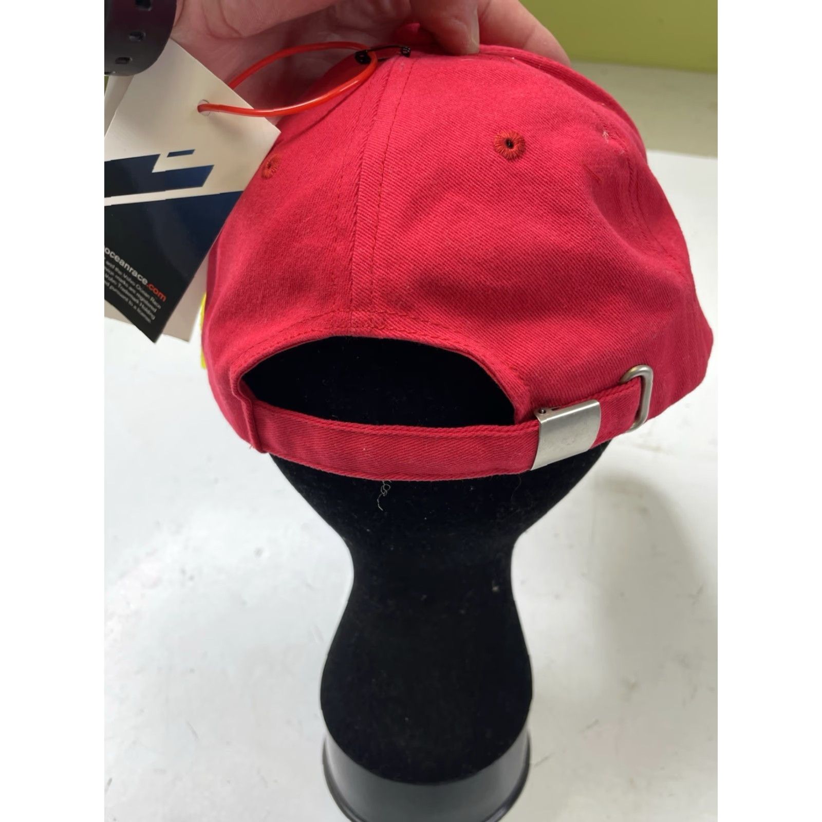 Vintage Volvo Ocean Race Cap Hat Adjustable Red Outdoors Casual Sailing Baseball Cap OS Men Adjustable Red Outdoors Casual Sailing Cap Hats Size ONE SIZE - 4 Thumbnail