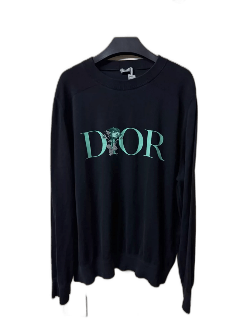 Dior Dior Rose Knitted Logo Long Sleeve XXL Size US XXL / EU 58 / 5 - 1 Thumbnail