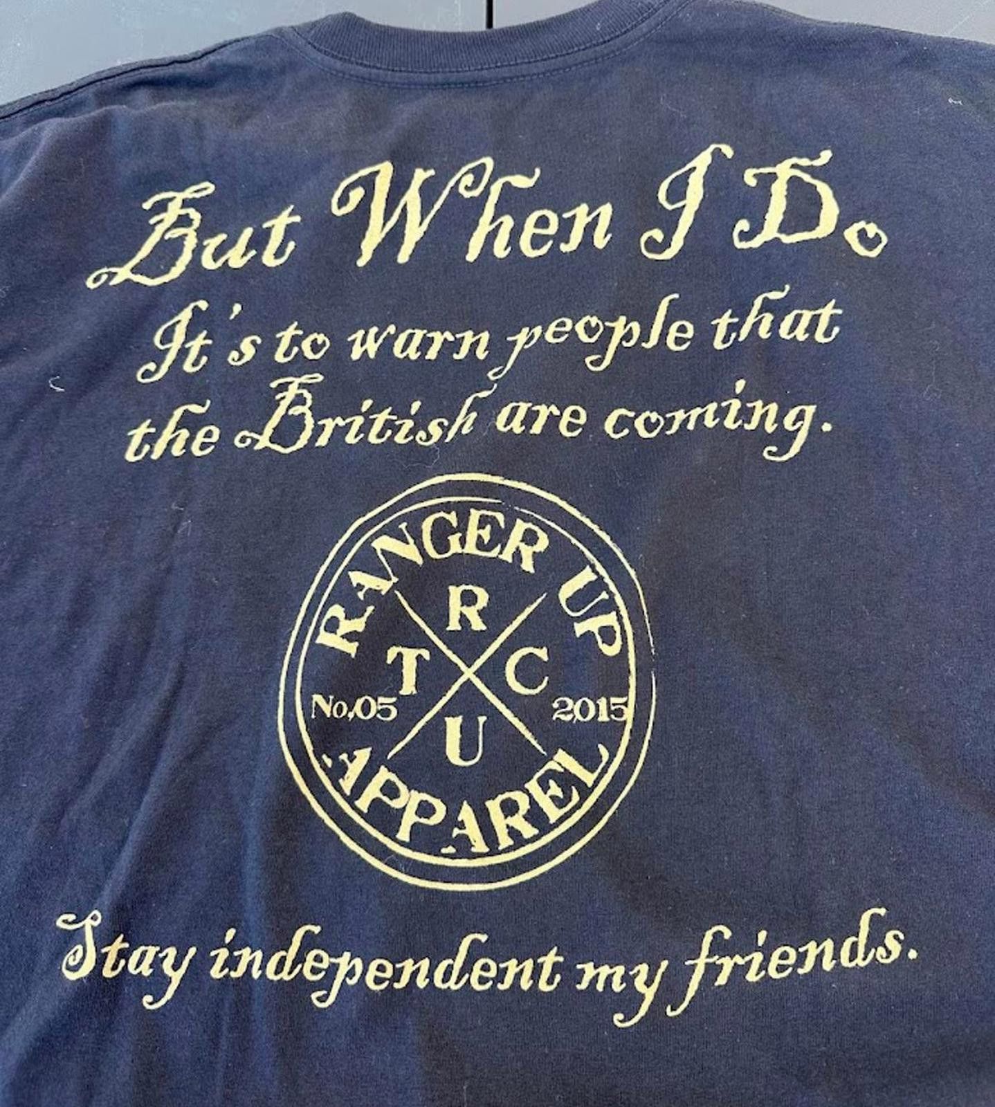 Other Ranger Up Paul Revere Graphic Tee M Size US M / EU 48-50 / 2 - 5 Thumbnail