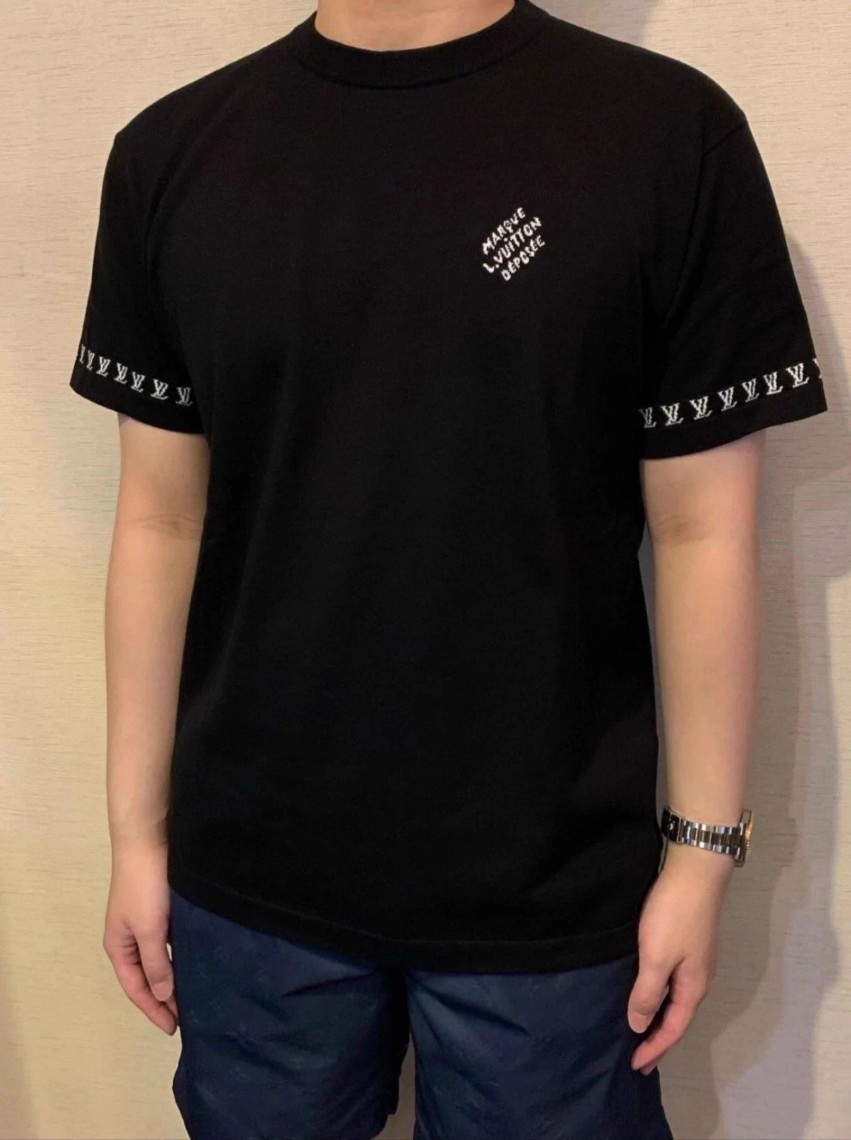 Louis Vuitton LV XS monogram knit short-sleeve T-shirt Size US XS / EU 42 / 0 - 8 Thumbnail