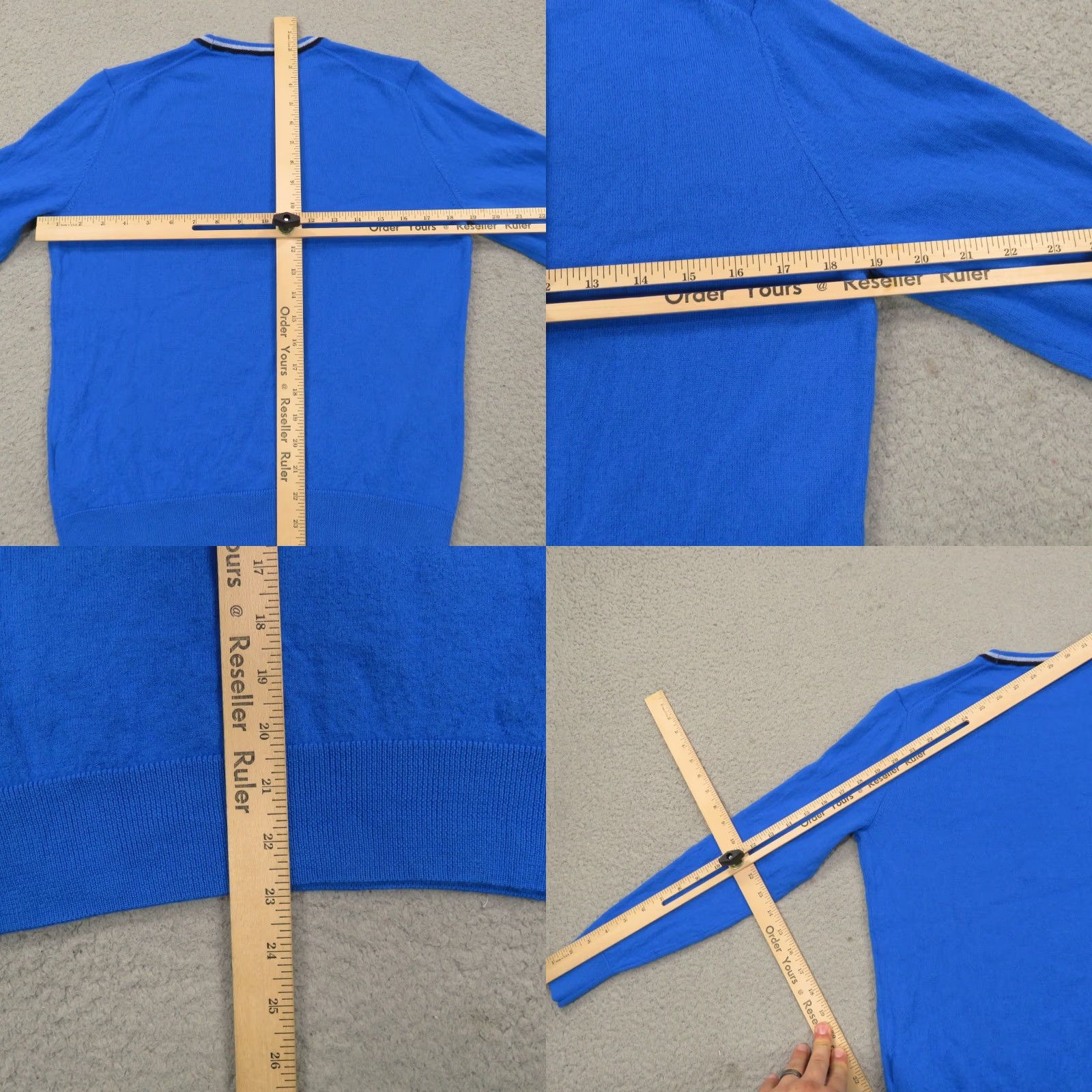 G/FORE G/FORE Sweater Mens S Merino Wool Pullover Crew Navy Cerulean Blue Golf Casual Size US S / EU 44-46 / 1 - 8 Thumbnail