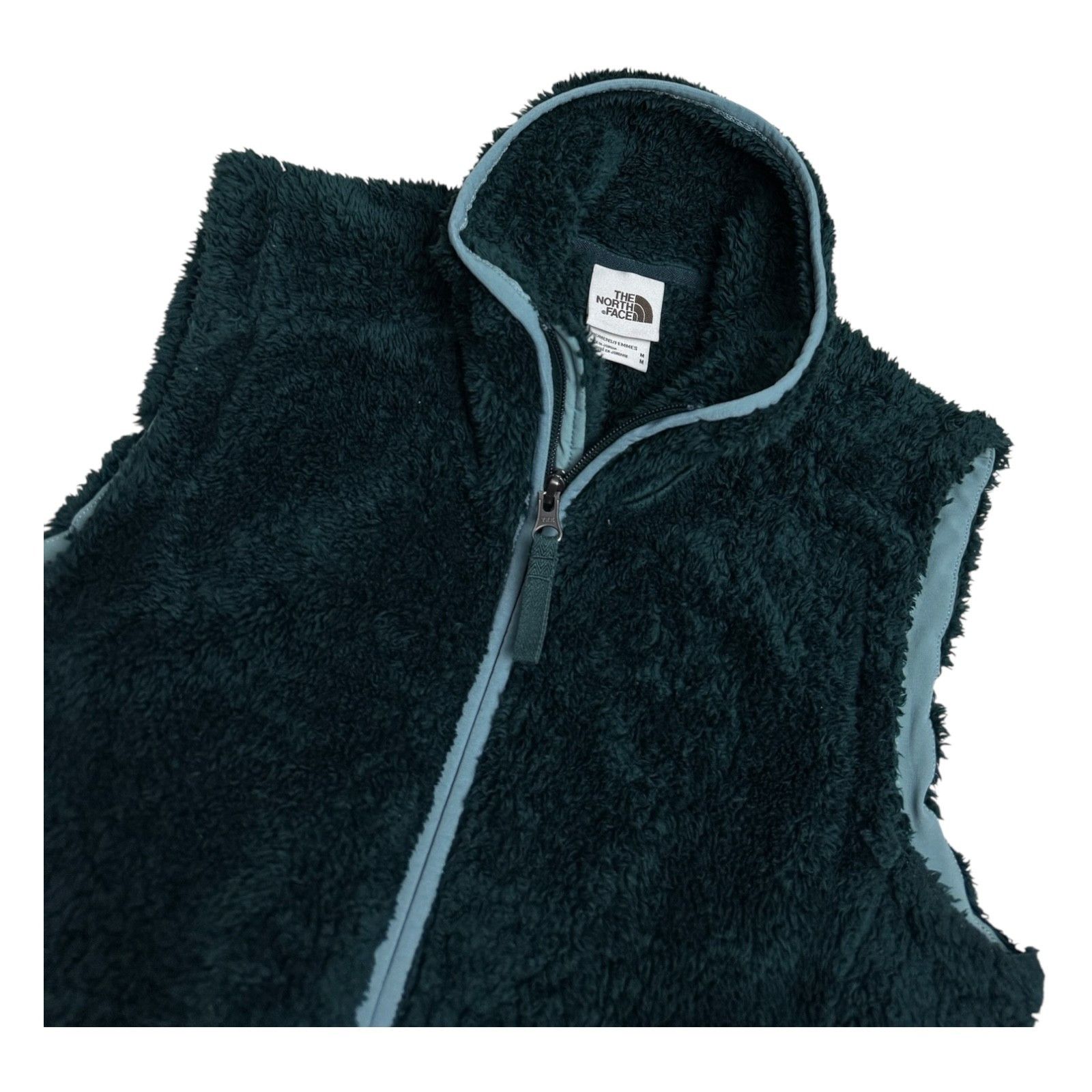 The North Face THE NORTH FACE Faux Fur Fleece Winter Green Vest Medium Size M / US 6-8 / IT 42-44 - 4 Thumbnail